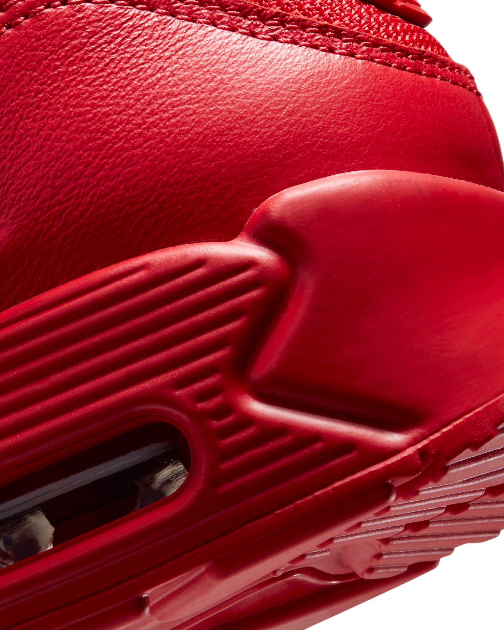 Nike Air Max 90 "University Red" Grade School Boys' Shoe - RED Thumbnail View 8