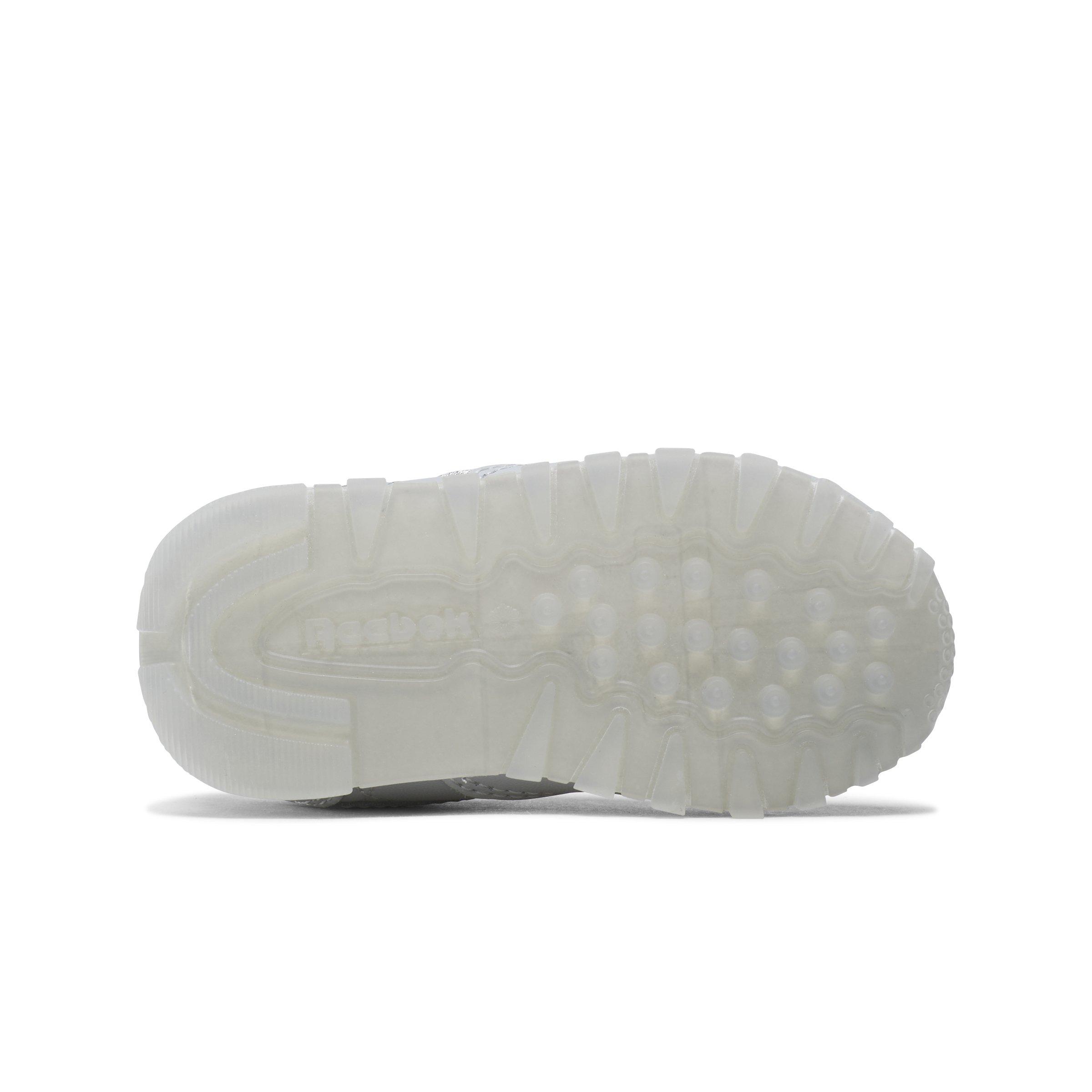 Reebok Classic Leather "White/Silver/Moon" Infant Girls' Shoe - WHITE/SILVER/MOON Thumbnail View 5