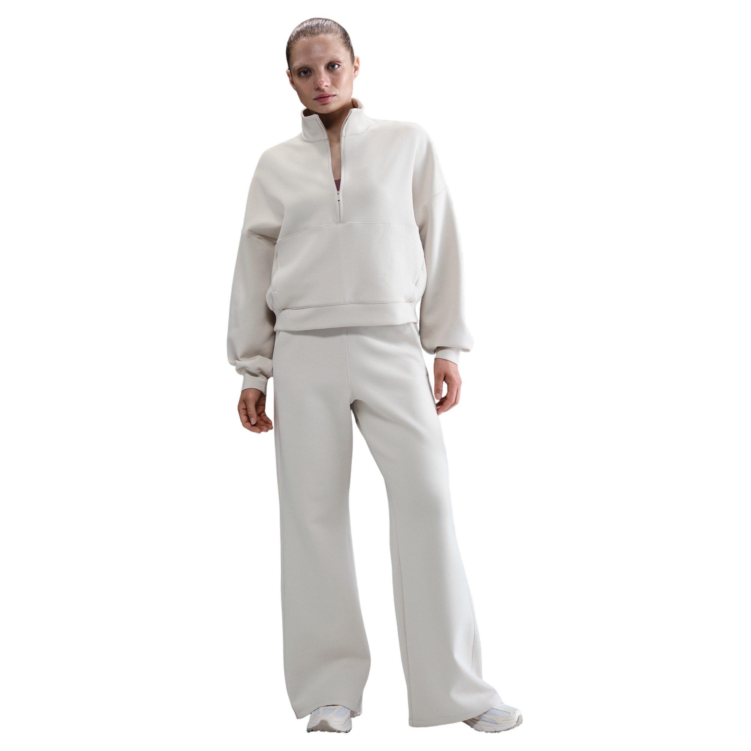 Nike Women's 24.7 ImpossiblySoft Dri-FIT High-waisted Loose Flared Pants -Brown - BROWN Thumbnail View 3