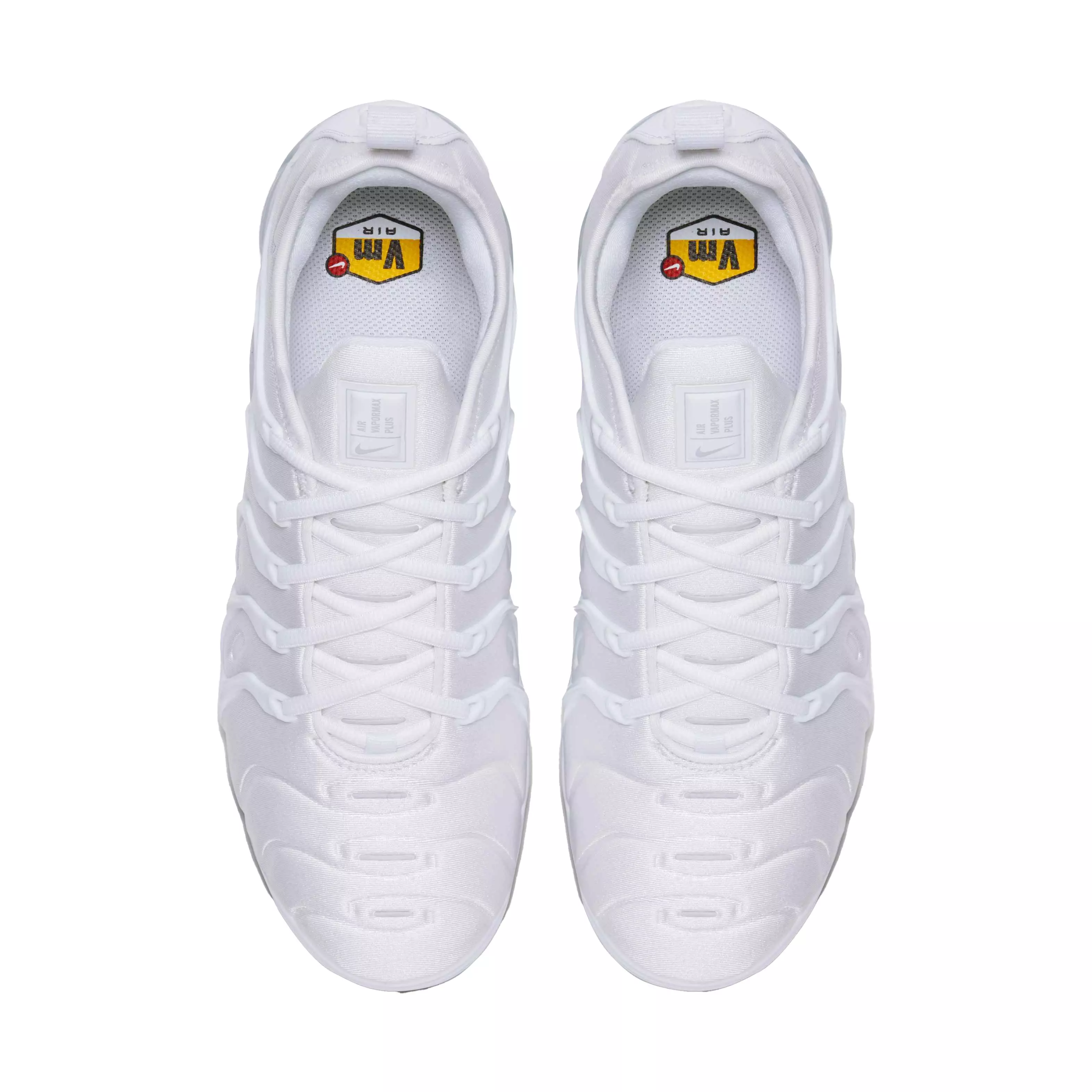 Nike Air VaporMax Plus "White/Pure Platinum" Grade School Boys' Shoe - WHITE