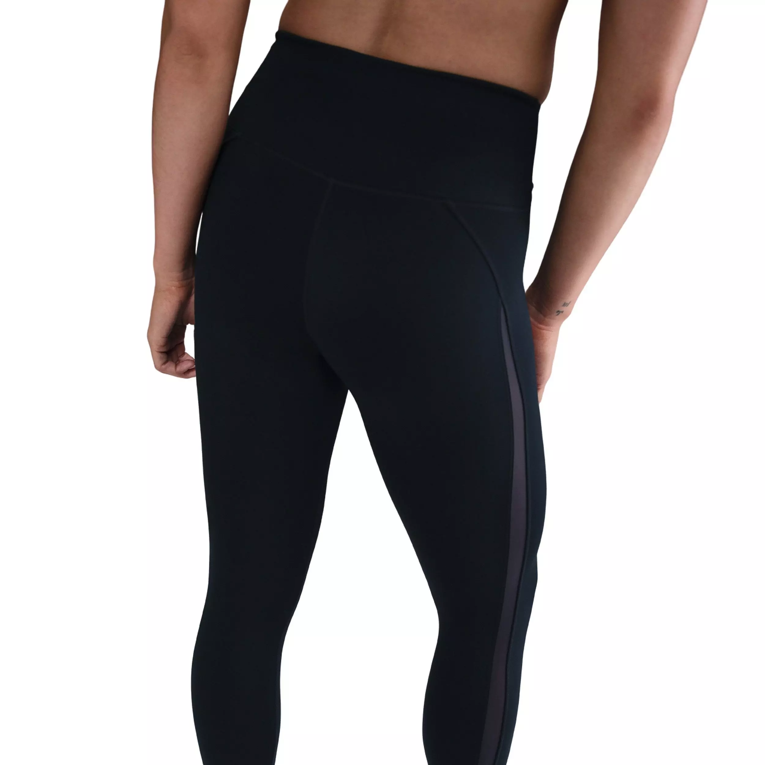 Nike Women's One High-Waisted 7/8 Leggings - Black - BLACK