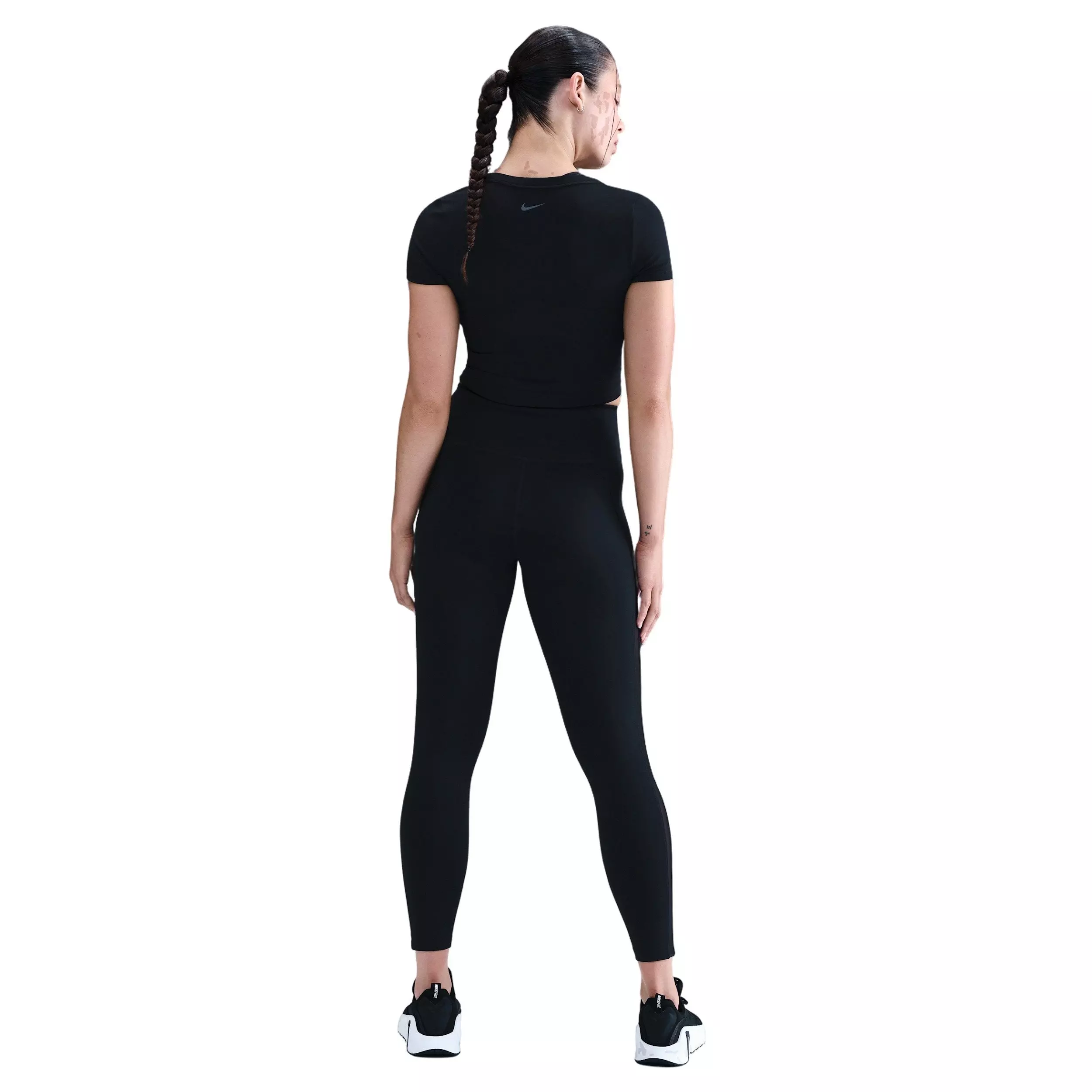 Nike Women's One High-Waisted 7/8 Leggings - Black - BLACK