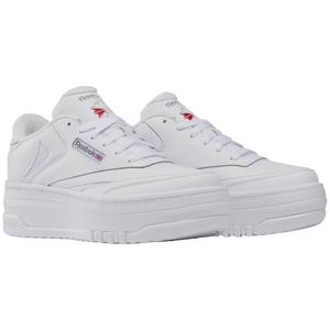 Reebok Club C Extra "Ftwr White/Ftwr White/Pure Grey 3" Grade School Girls' Shoe