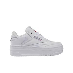 Reebok Club C Extra "Ftwr White/Ftwr White/Pure Grey 3" Grade School Girls' Shoe