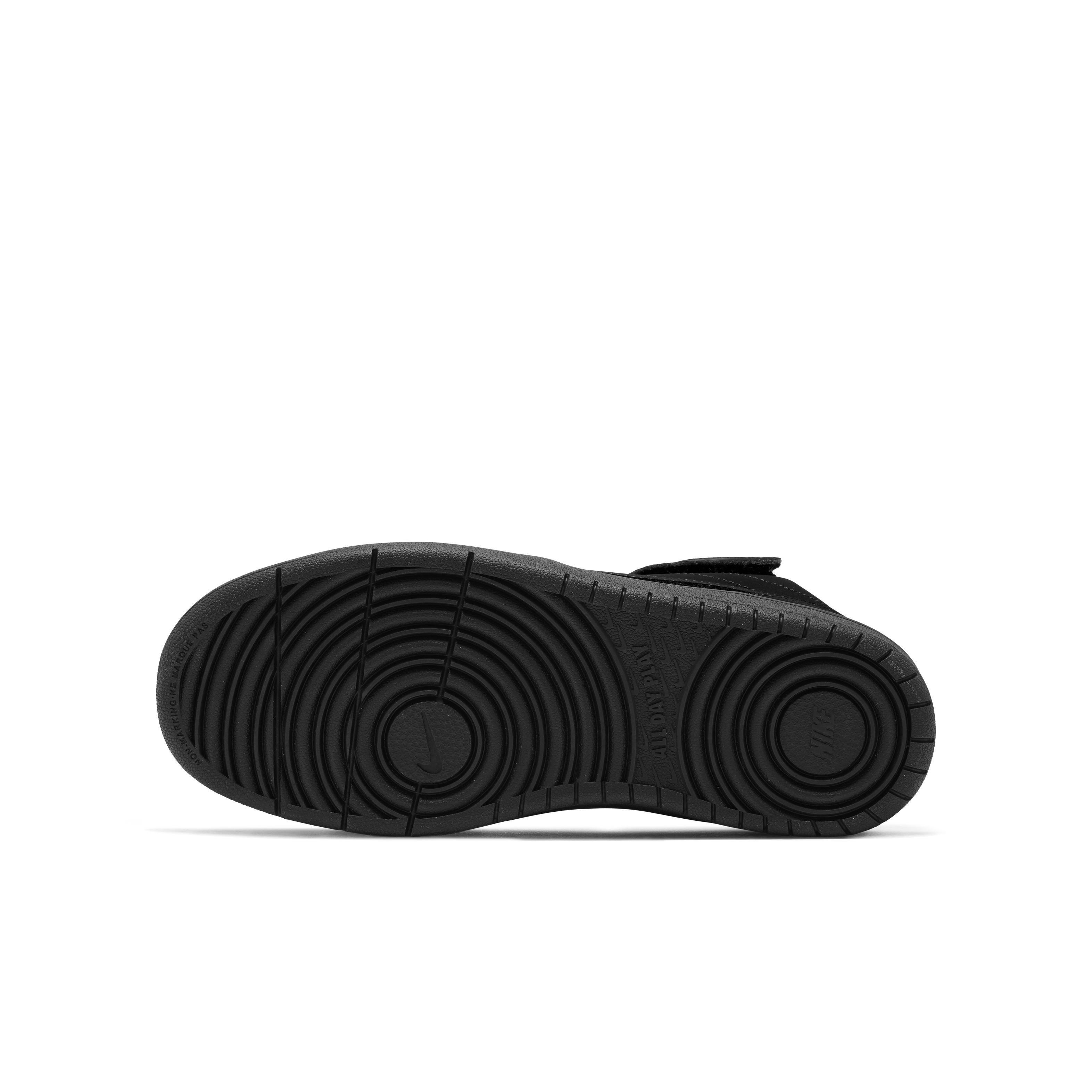 Nike Court Borough Mid 2 Grade School Boys' "Black" Shoe