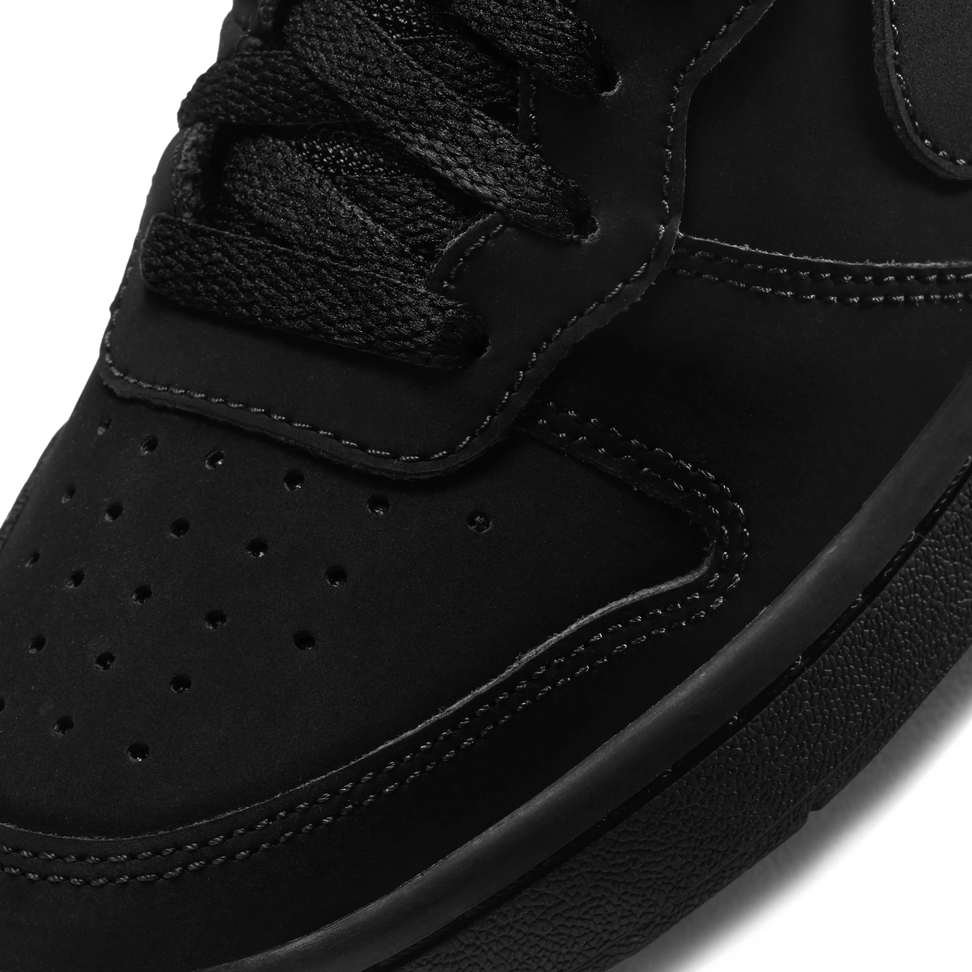 Nike Court Borough Mid 2 "Black" Grade School Boys' Shoe - BLACK