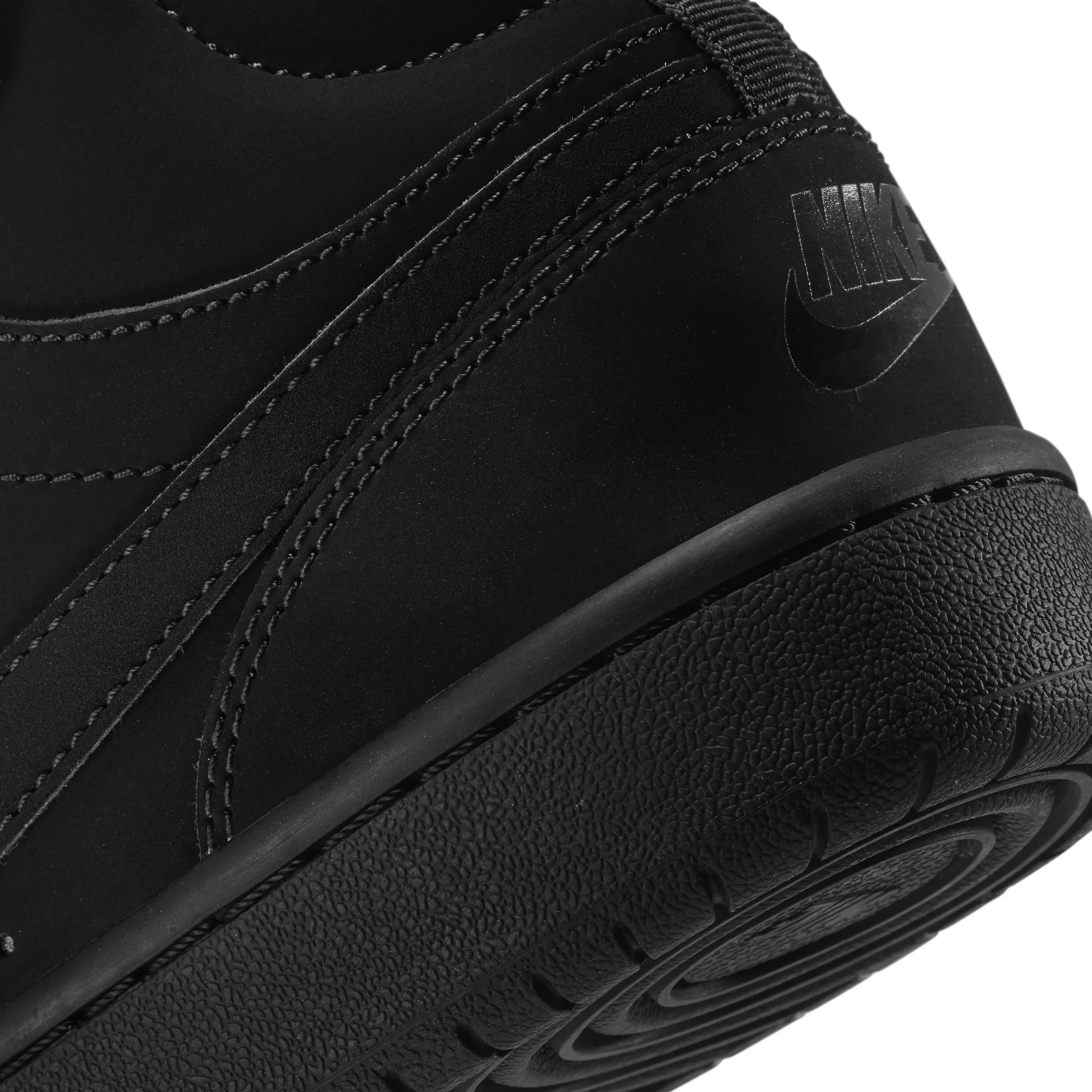 Nike Court Borough Mid 2 "Black" Grade School Boys' Shoe - BLACK