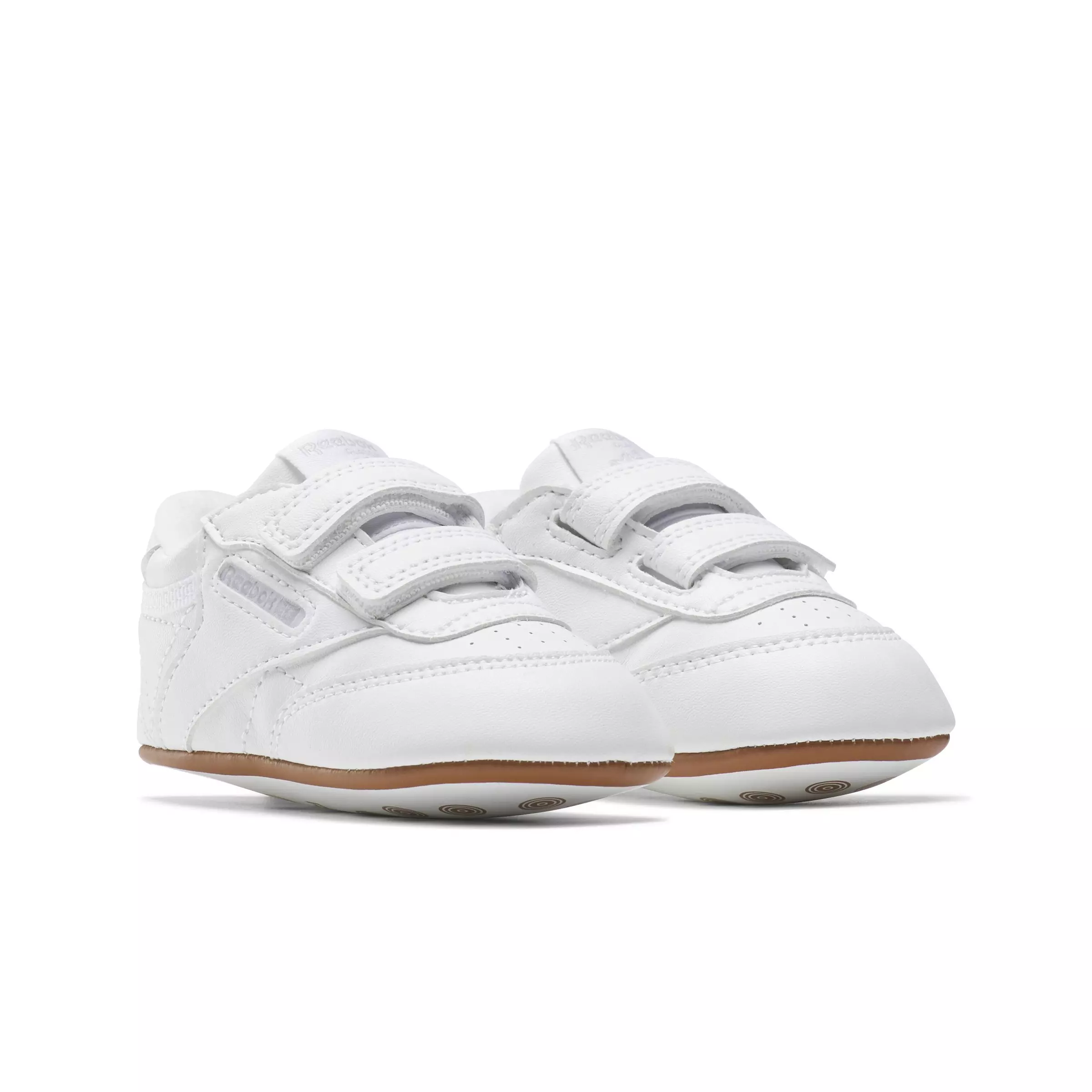 Reebok Club C Crib "White/White/White" Infant Boys' Shoe - WHITE/WHITE/WHITE
