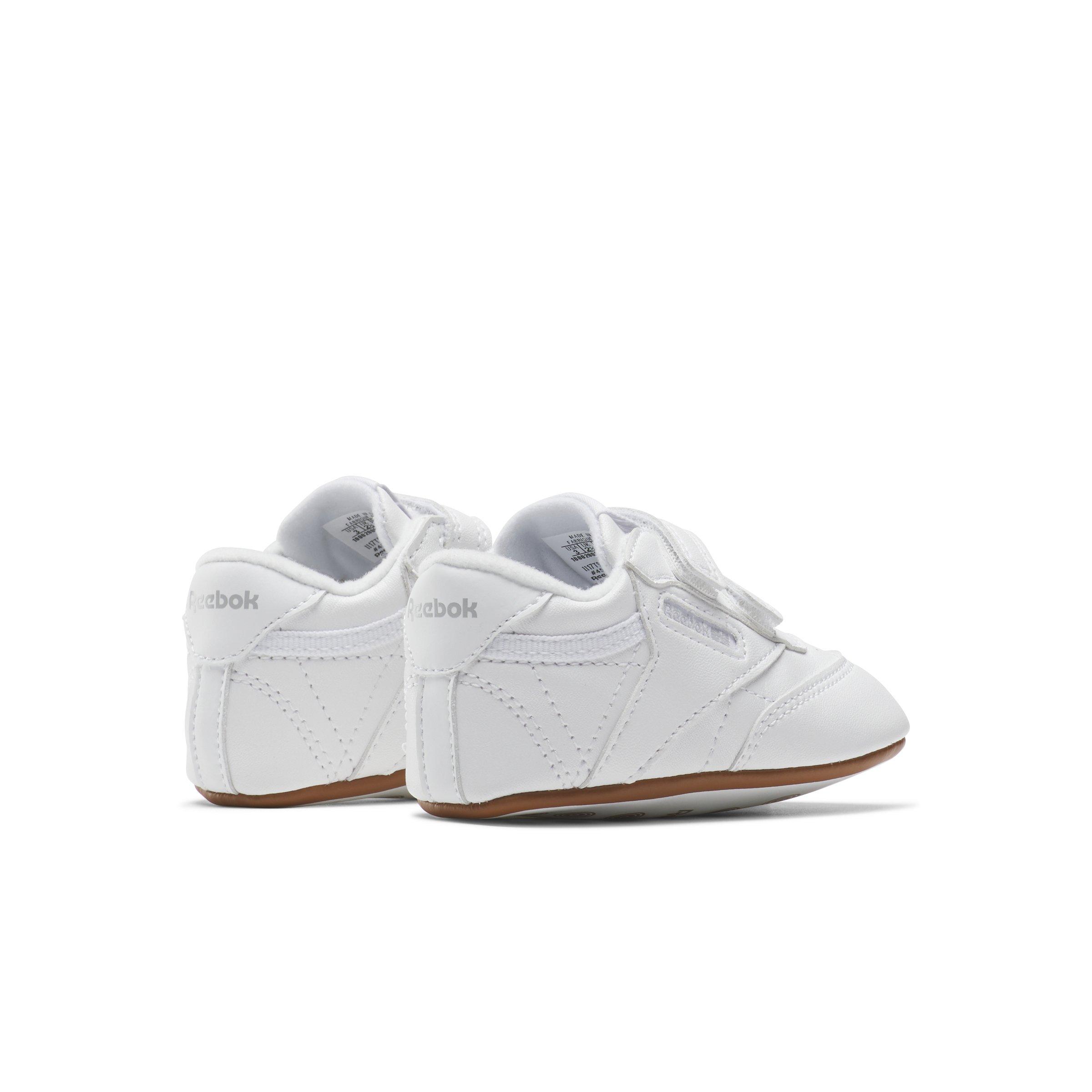 Reebok Club C Crib Infant Boys' "White/White/White" Shoe