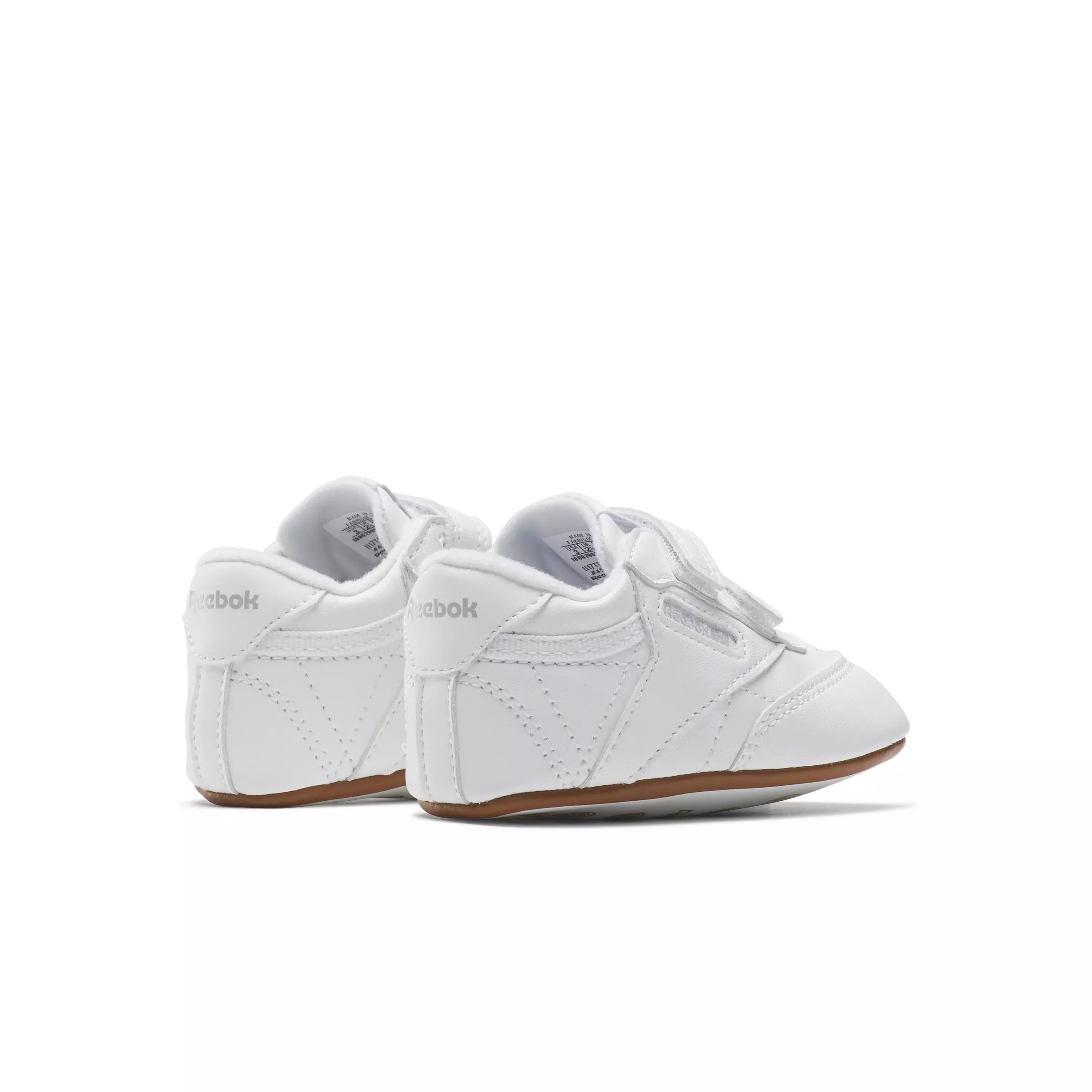 Reebok Club C Crib "White/White/White" Infant Boys' Shoe - WHITE/WHITE/WHITE