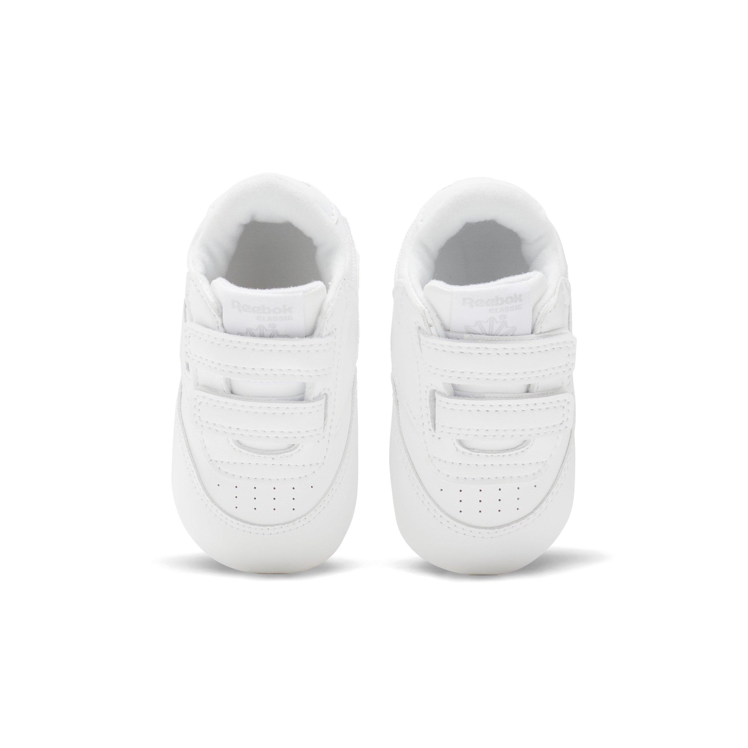Reebok Club C Crib Infant Boys' "White/White/White" Shoe