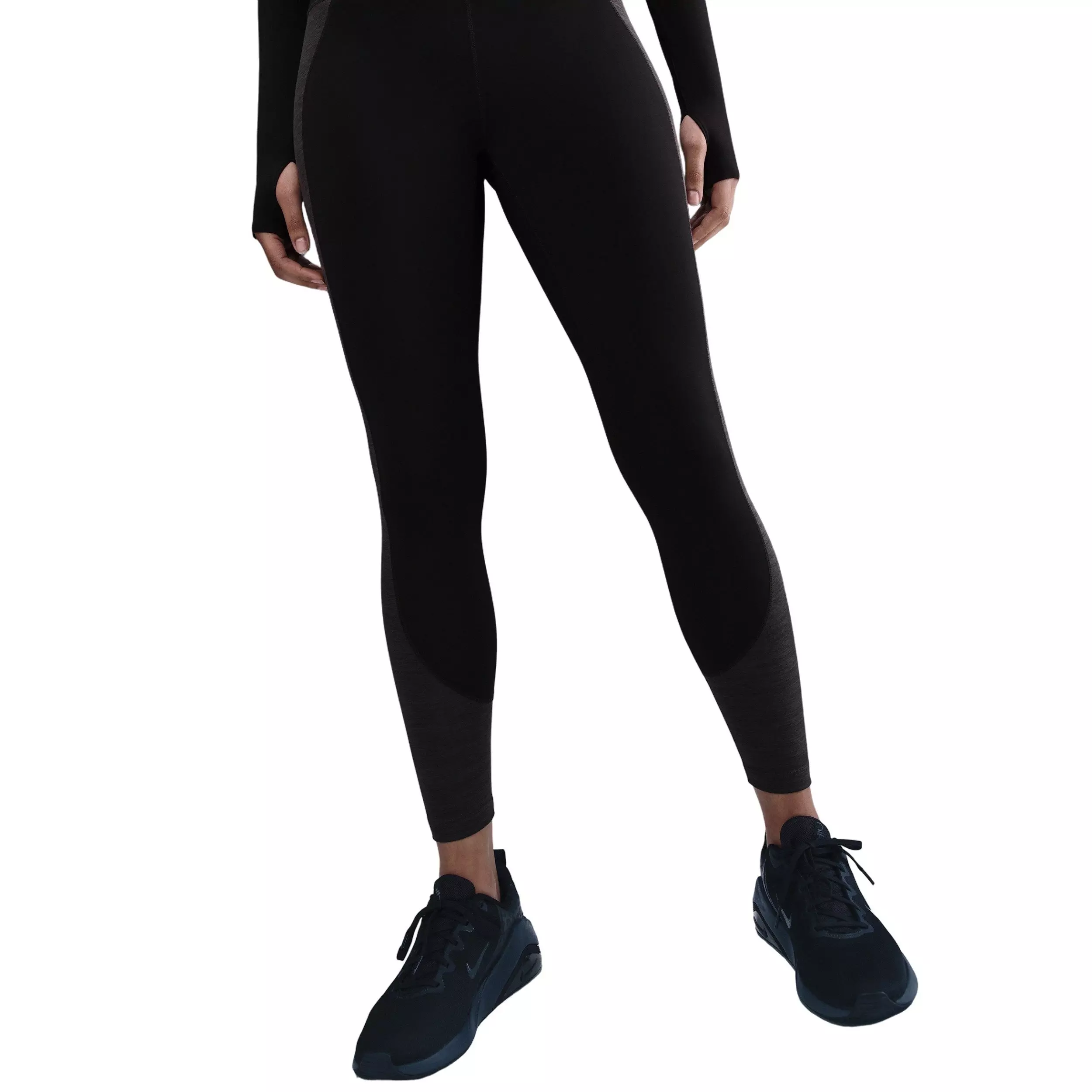Nike Women's One High-Waisted 7/8 Sport Leggings - Black - BLACK