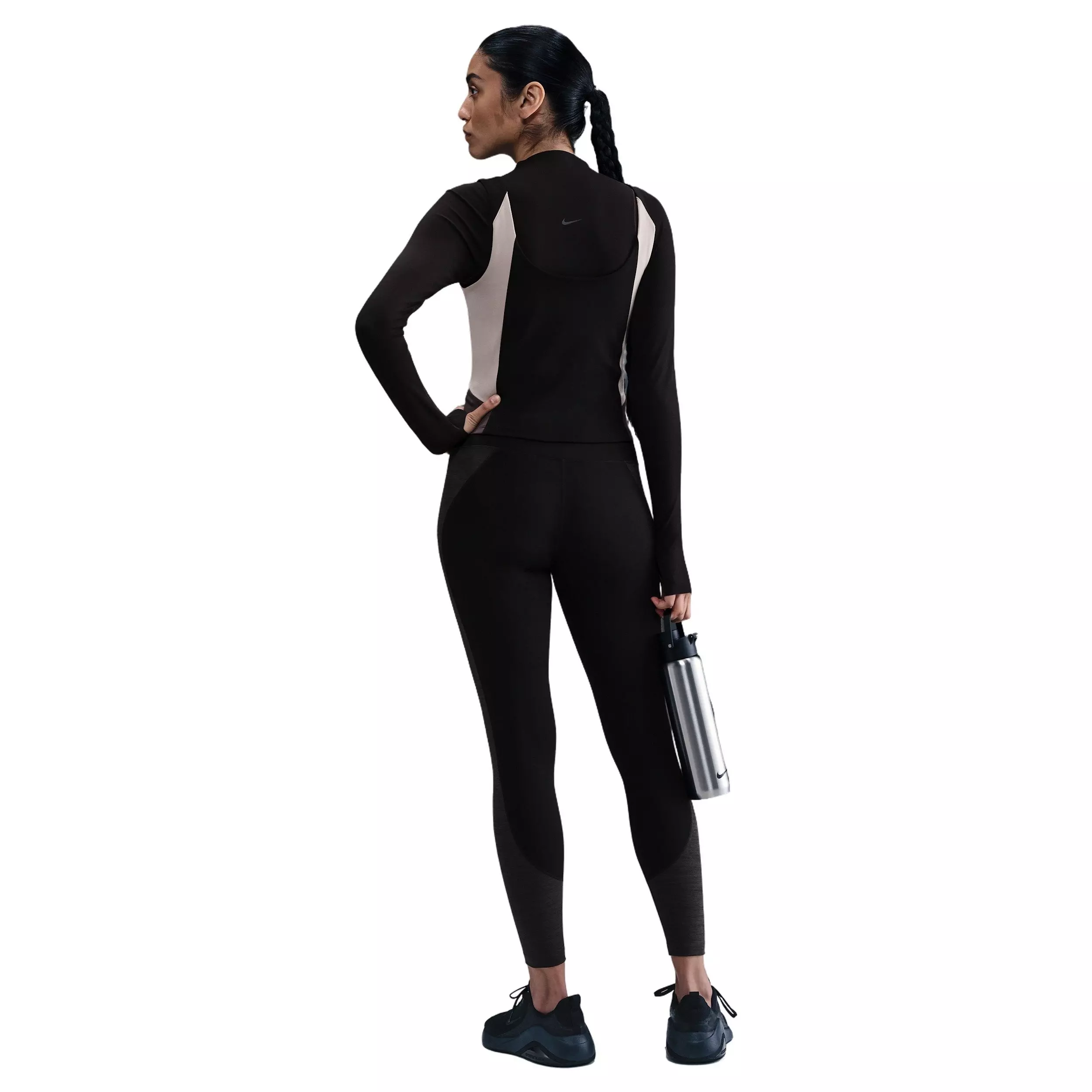 Nike Women's One High-Waisted 7/8 Sport Leggings - Black - BLACK