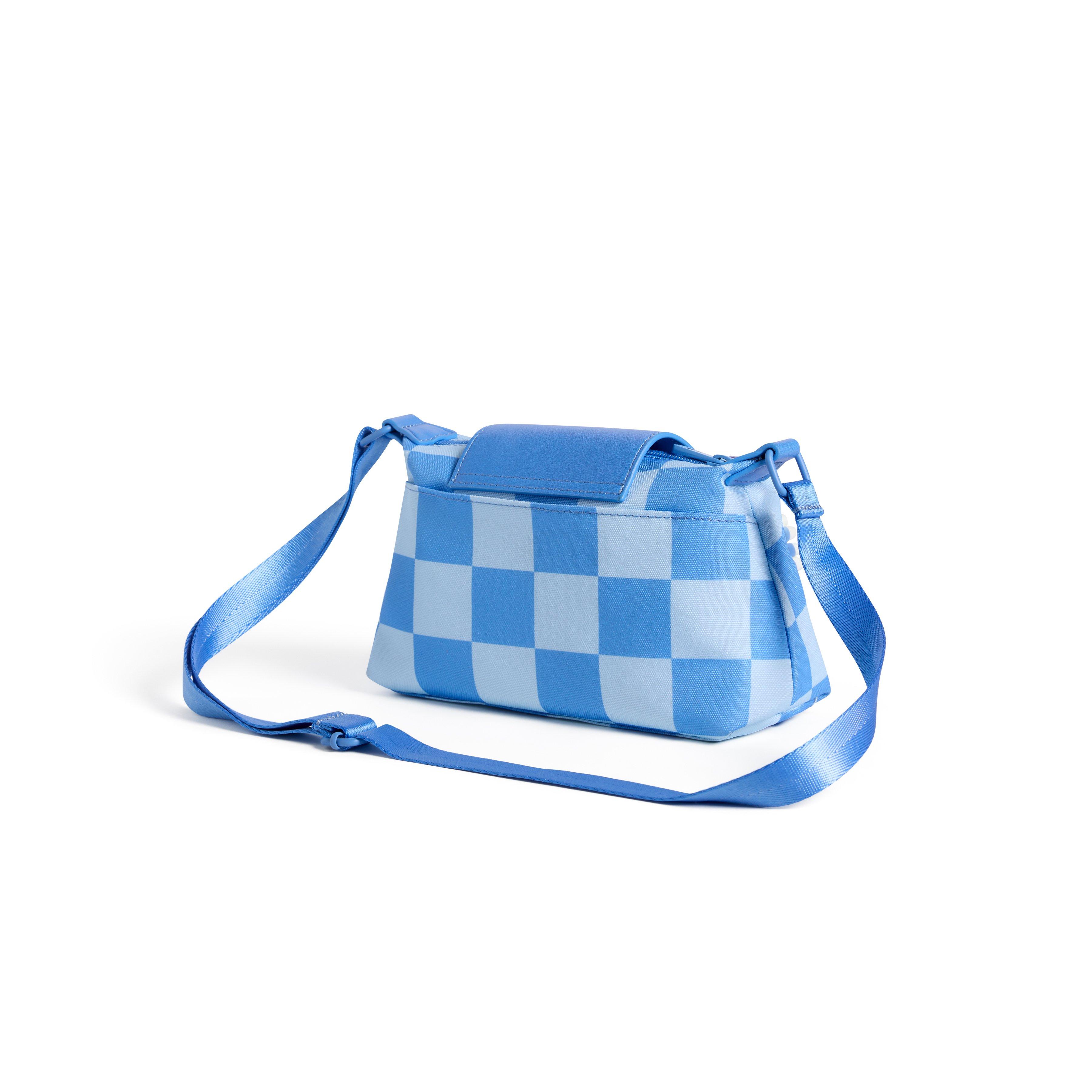 STATE Bags Little Kids' Chelsea Pouchette - Charms Blue Check - BLUE
