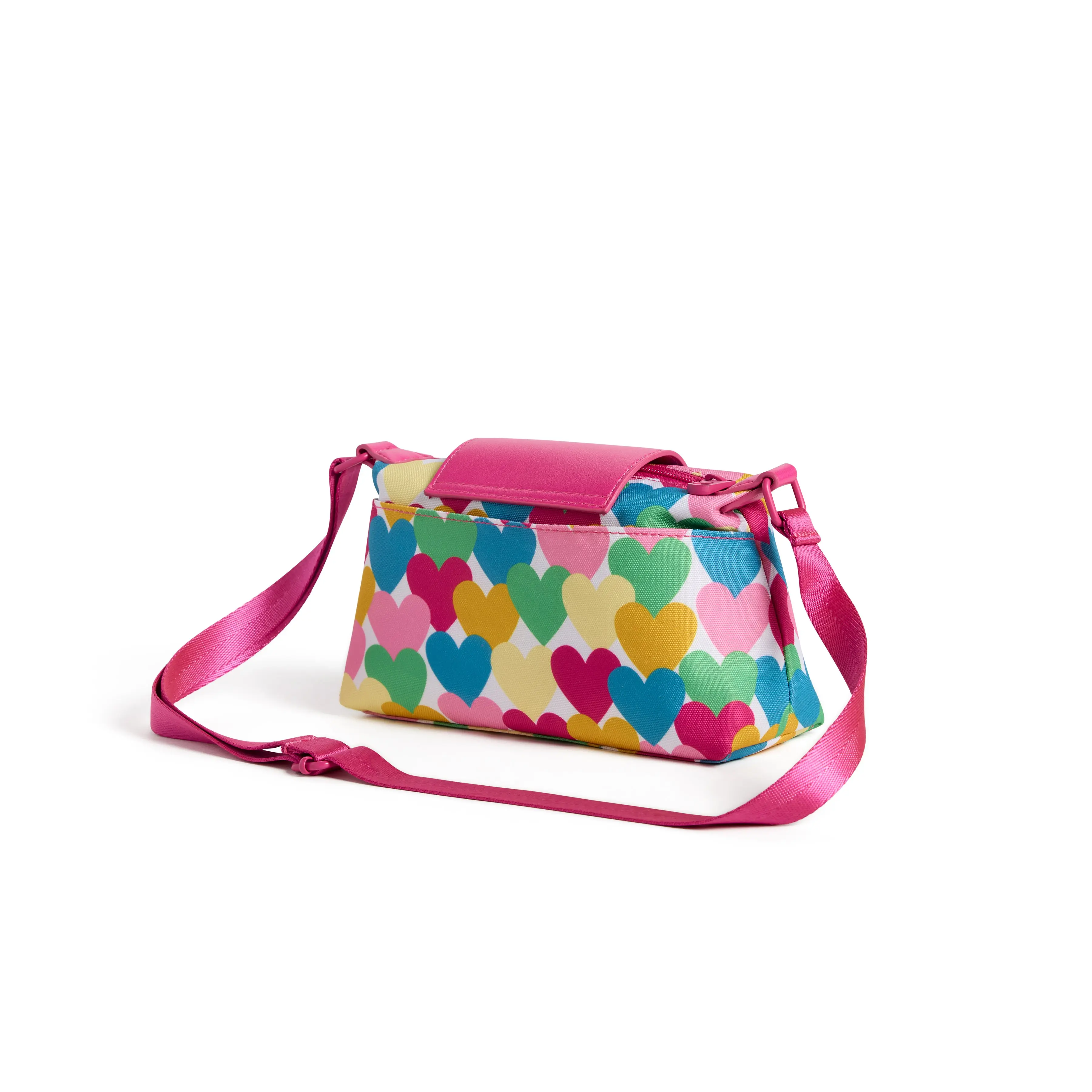 STATE Bags Little Kids' Chelsea Pouchette - Happy Hearts - PINK/MULTI
