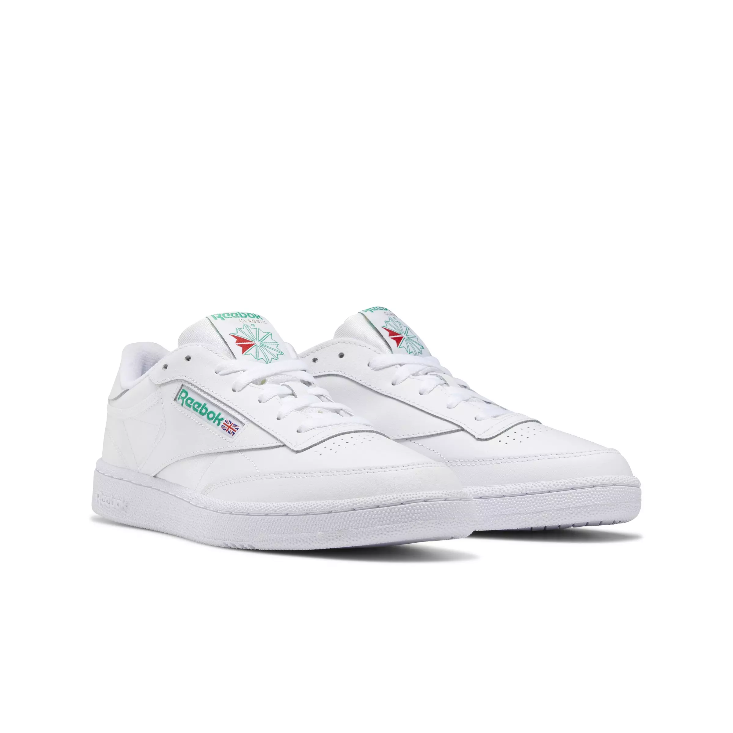 Reebok Club C 85 "Int-White/Green" Men's Shoe - WHITE/GREEN