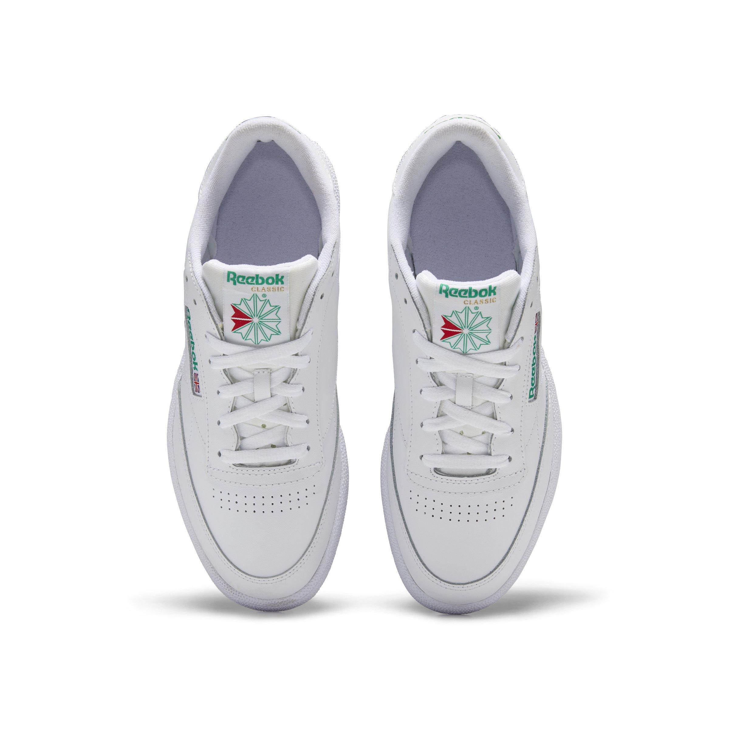 Reebok Club C 85 "Int-White/Green" Men's Shoe - WHITE/GREEN Thumbnail View 5