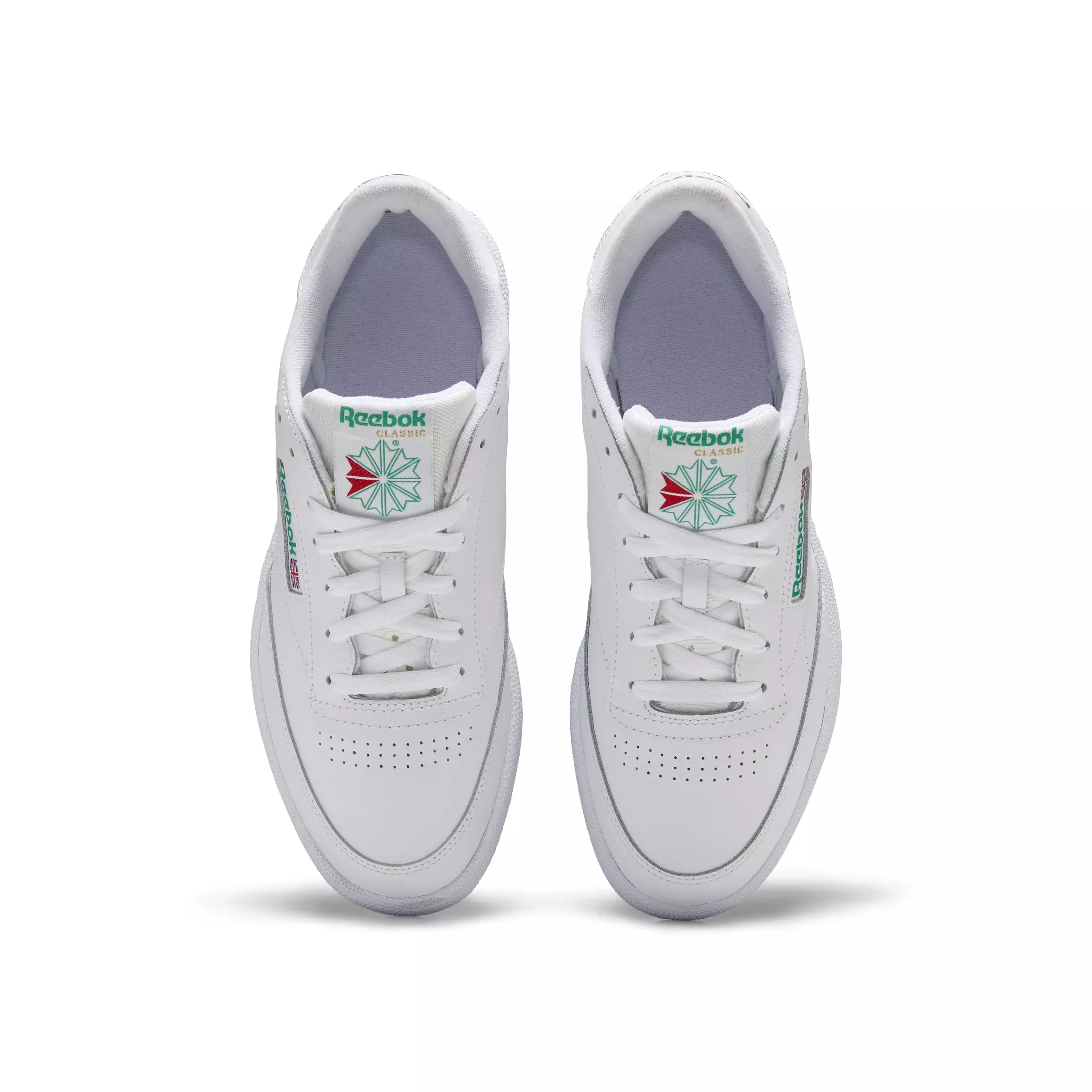 Reebok Club C 85 "Int-White/Green" Men's Shoe - WHITE/GREEN