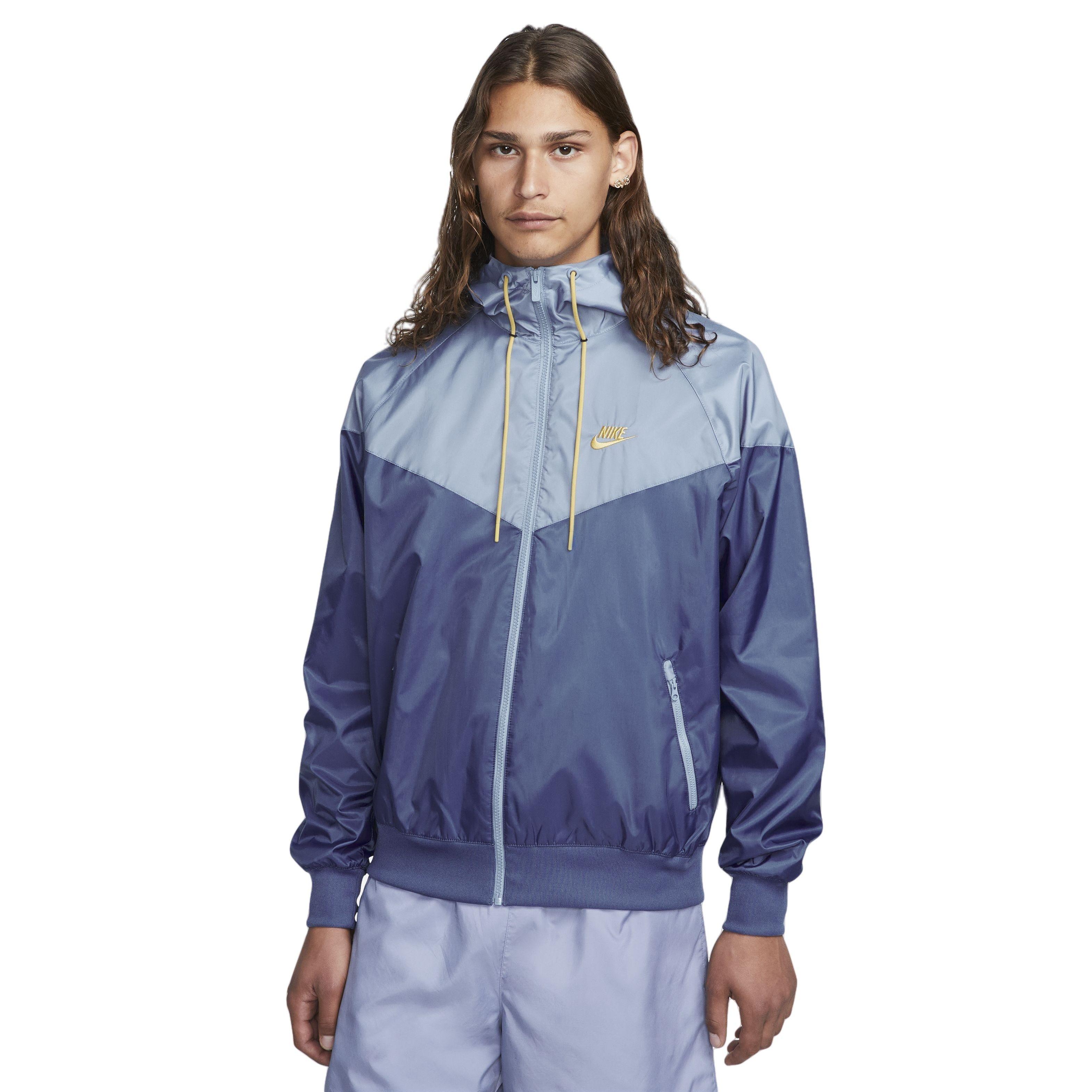 Nike Men's Sportswear Windrunner Hooded Jacket-Blue