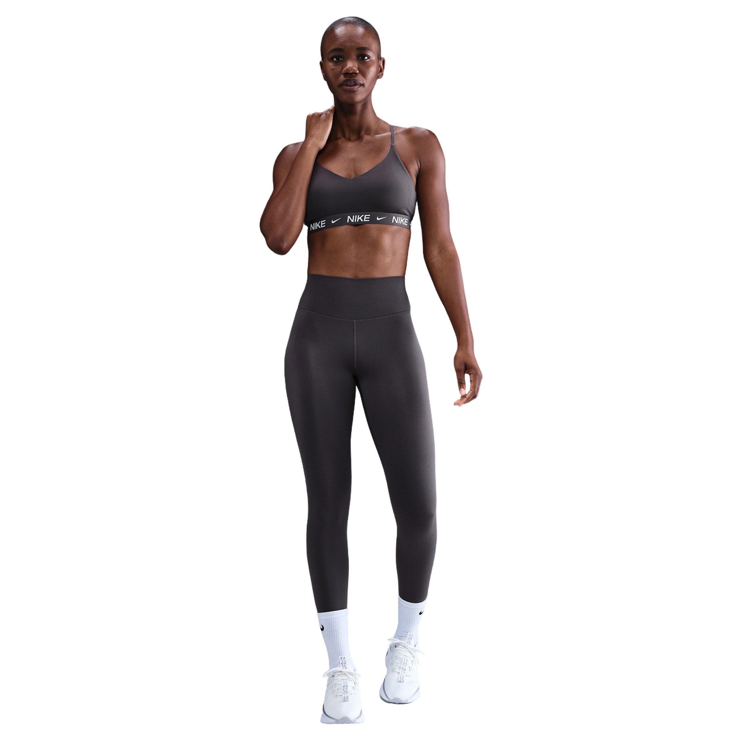 Nike Women's One Therma-FIT High-Waisted Full-Length Leggings -Grey - GREY Thumbnail View 1