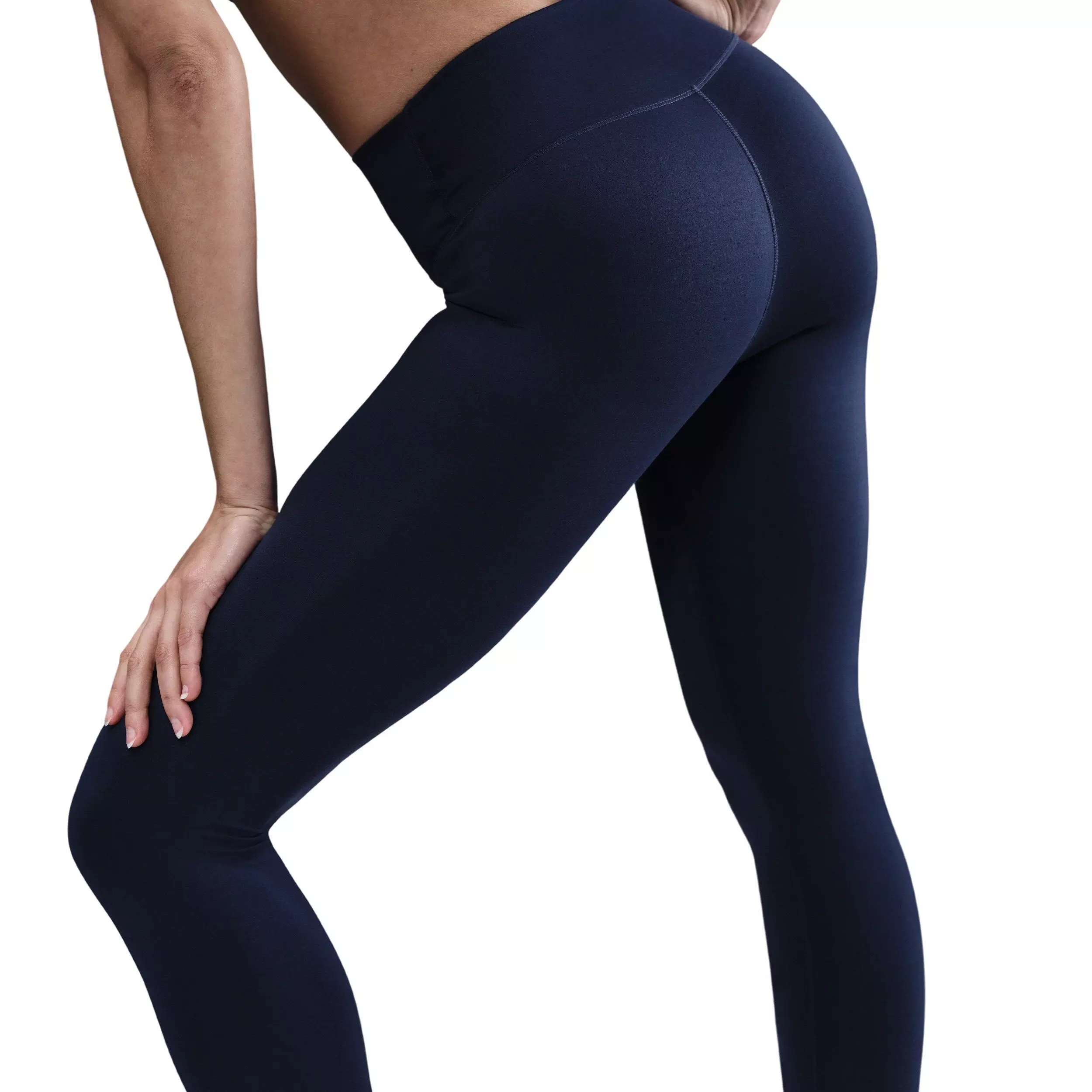 Nike Women's One High-Waisted Therma-FIT Full-Length Leggings -Navy - NAVY