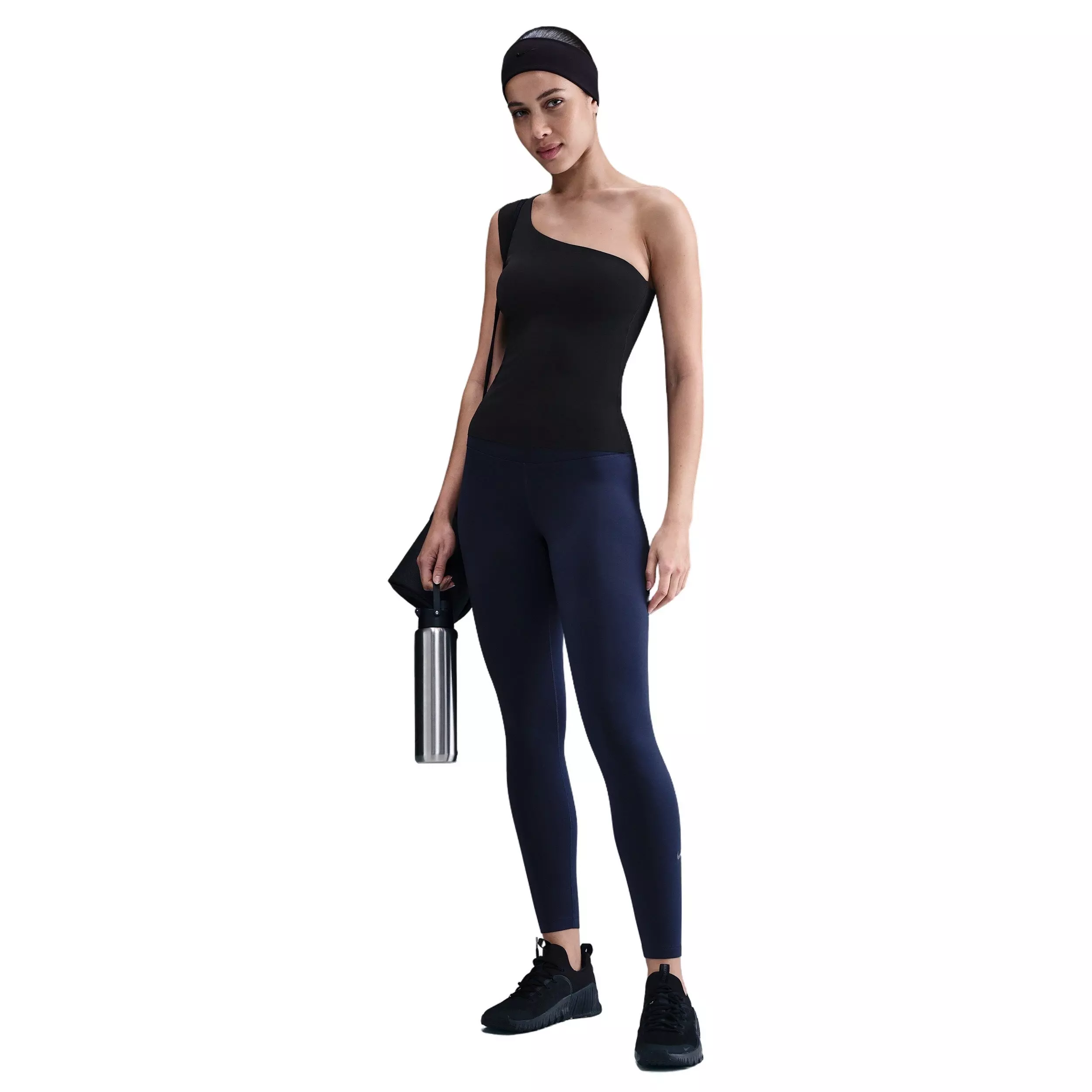 Nike Women's One High-Waisted Therma-FIT Full-Length Leggings - Navy - NAVY