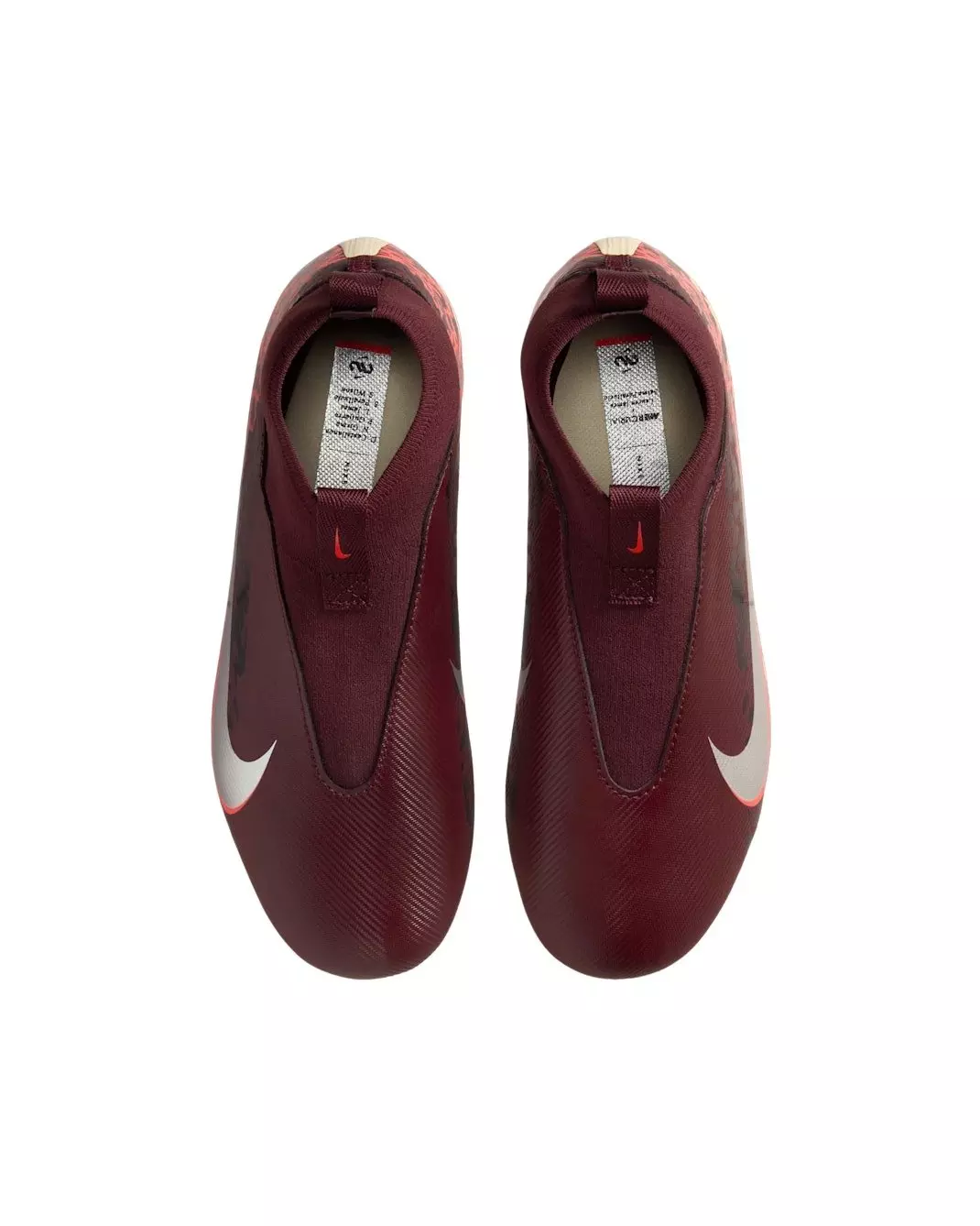Nike United Jr. Mercurial Superfly 10 A MG "Burgundy/Red/Fossil/Silver" Preschool Kids' Soccer Cleat - BURGUNDY/RED/FOSSIL/SILVER