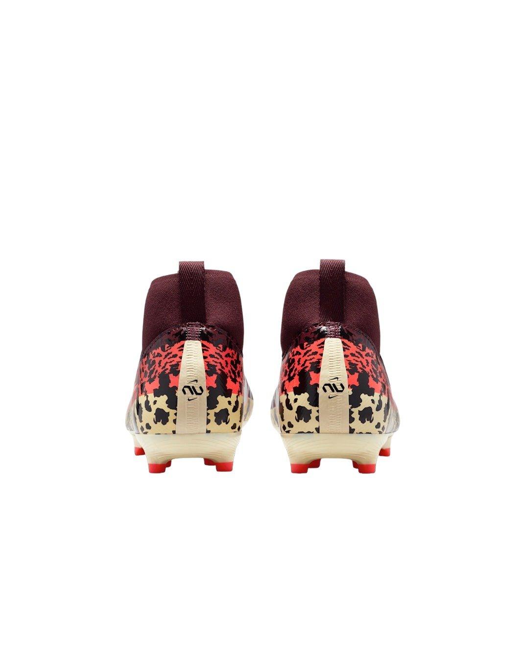 Nike United Mercurial Superfly 10 A MG "Burgundy/Red/Fossil/Silver" Grade School Kids' Soccer Cleat - BURGUNDY/RED/FOSSIL/SILVER Thumbnail View 5