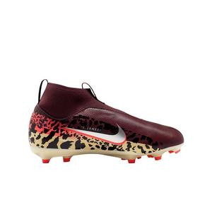 Nike United Mercurial Superfly 10 A MG "Burgundy/Red/Fossil/Silver" Grade School Kids' Soccer Cleat