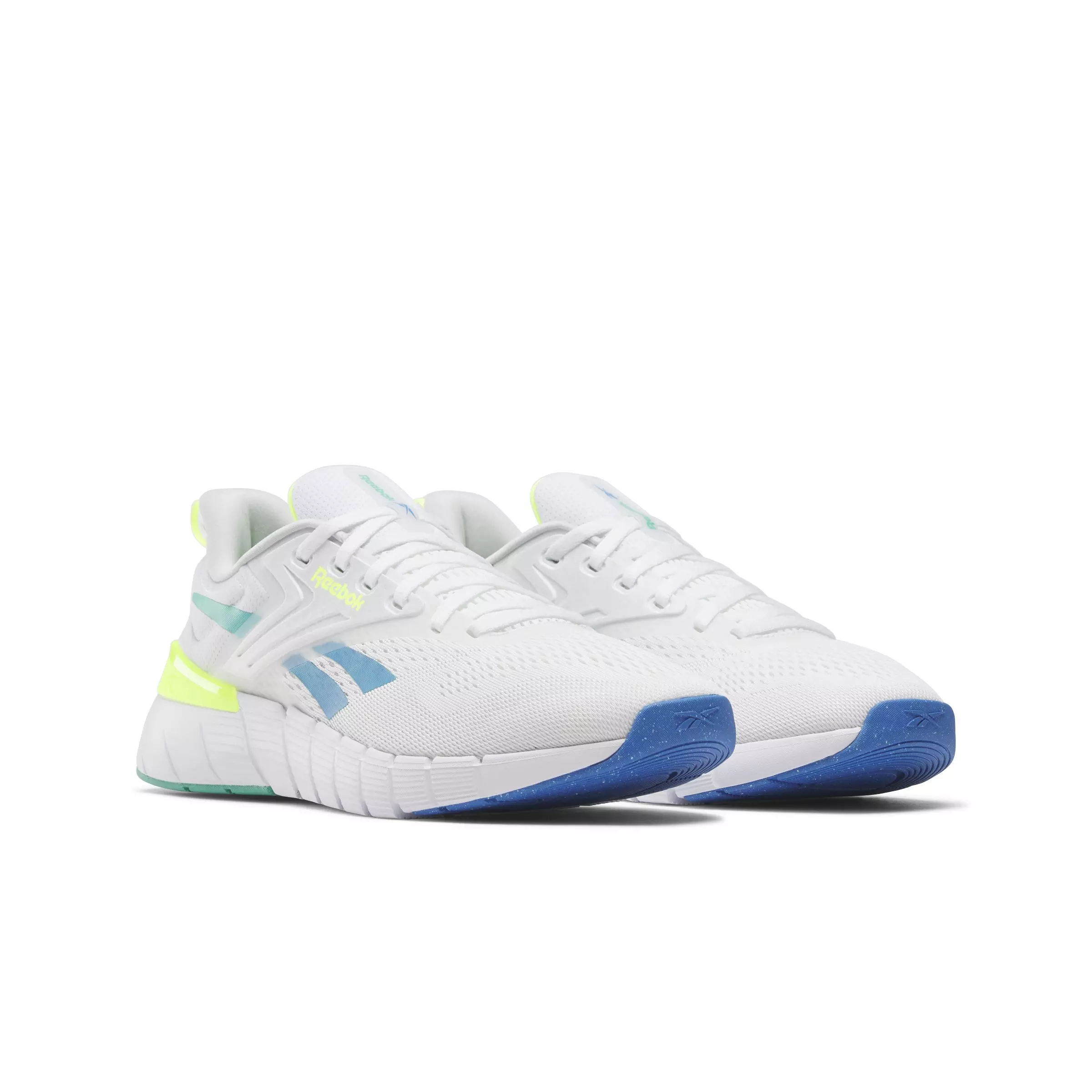 Reebok Nano Gym "White/Unleashed Green/Kinetic Blue" Men's Training Shoe - WHITE/GREEN/BLUE