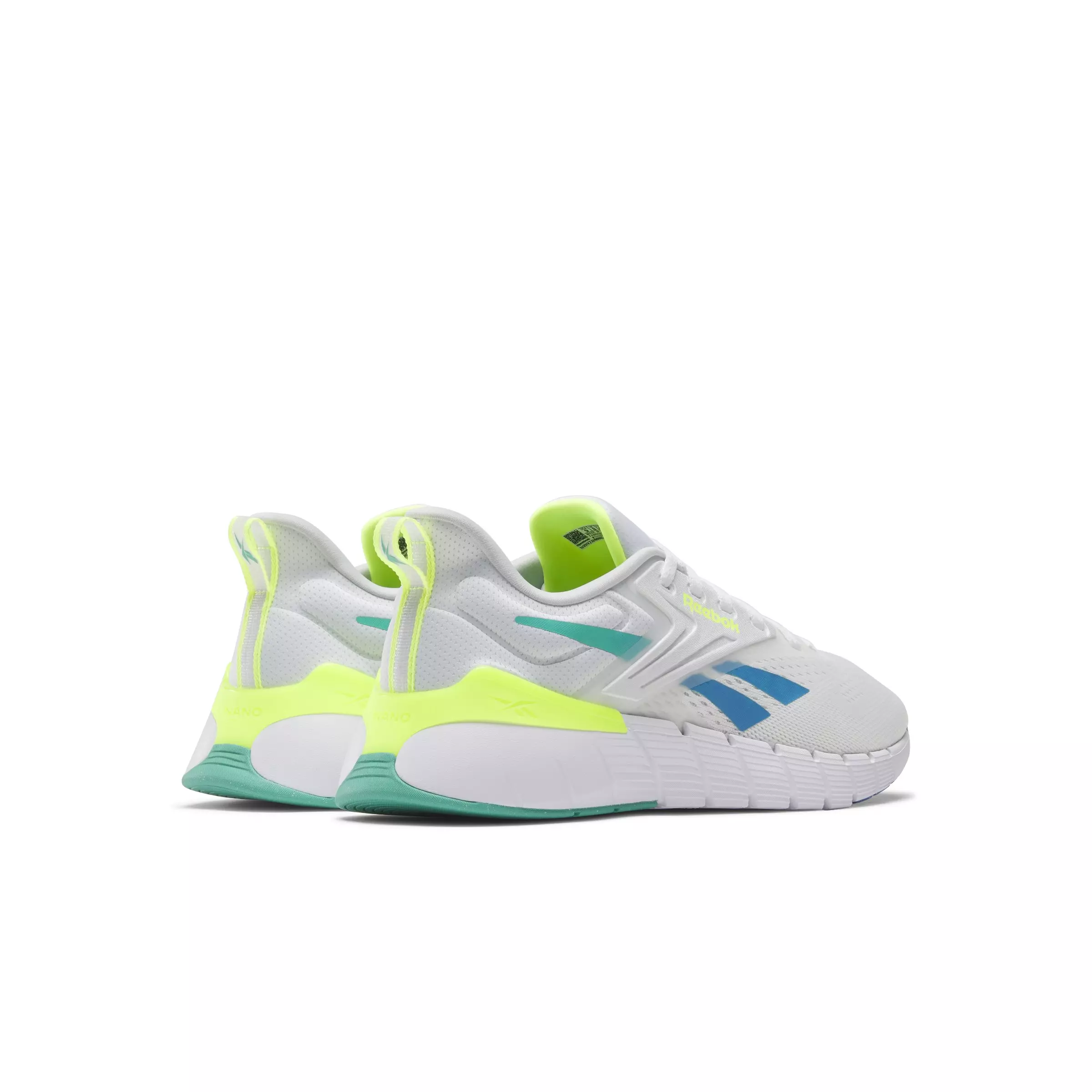 Reebok Nano Gym "White/Unleashed Green/Kinetic Blue" Men's Training Shoe - WHITE/GREEN/BLUE