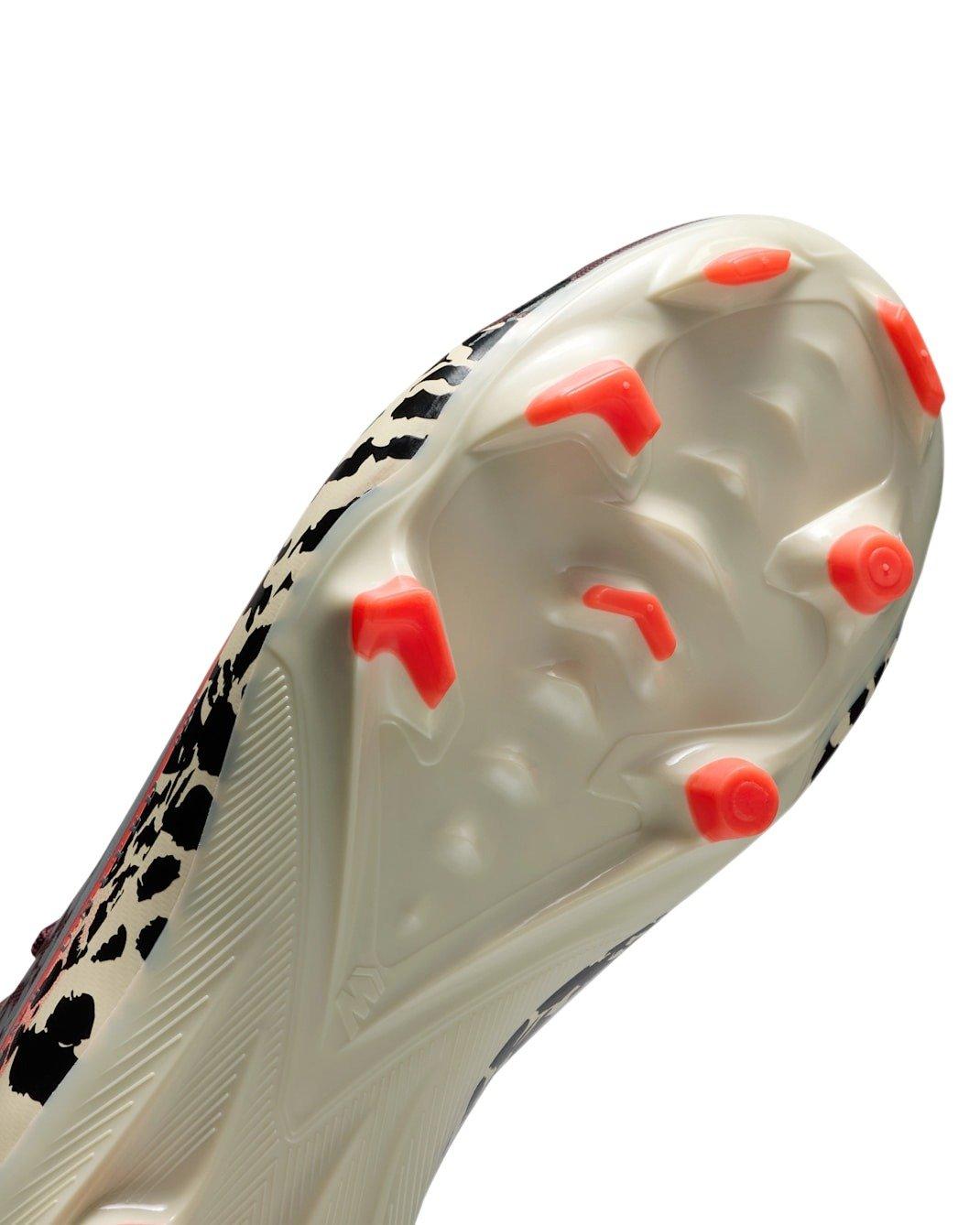 Nike United Jr. Mercurial Vapor 16 A MG "Burgundy/Red/Fossil/Silver" Preschool Kids' Soccer Cleat - BURGUNDY/RED/FOSSIL/SILVER Thumbnail View 8