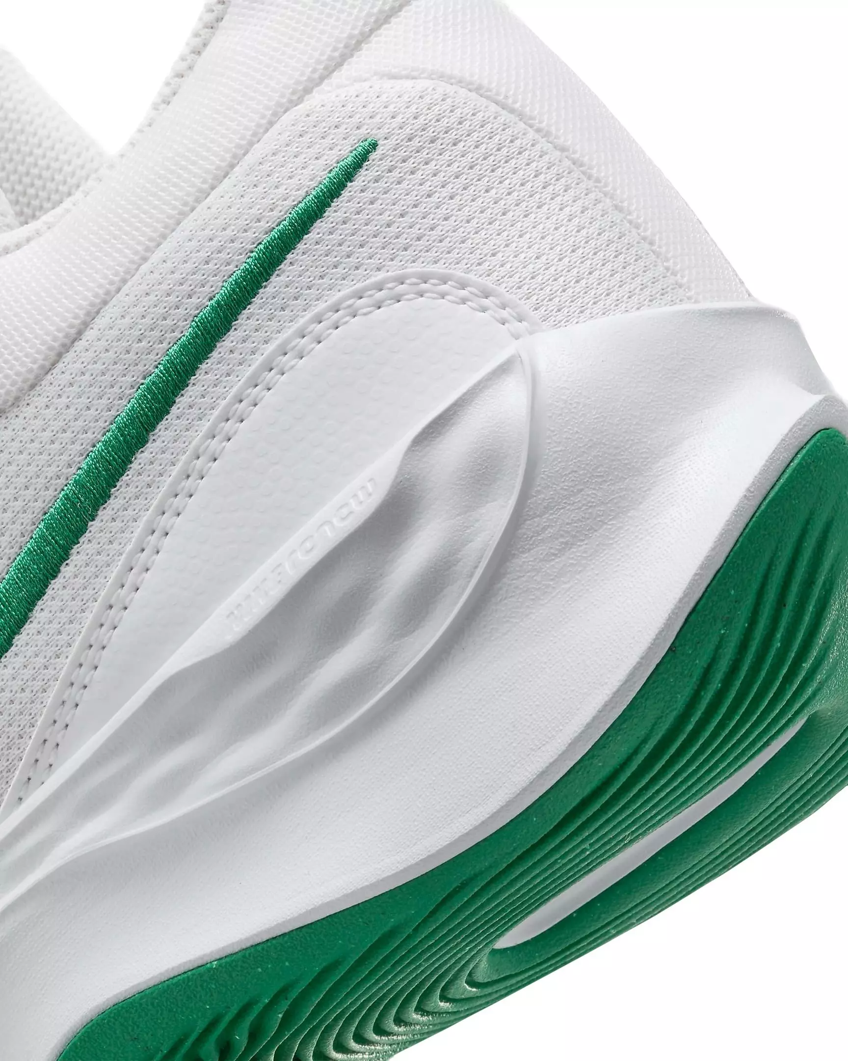 Nike Elevate 3 "White/Safety Orange/Sundial/Malachite" Men's Basketball Shoe - WHITE/ORANGE/GREEN
