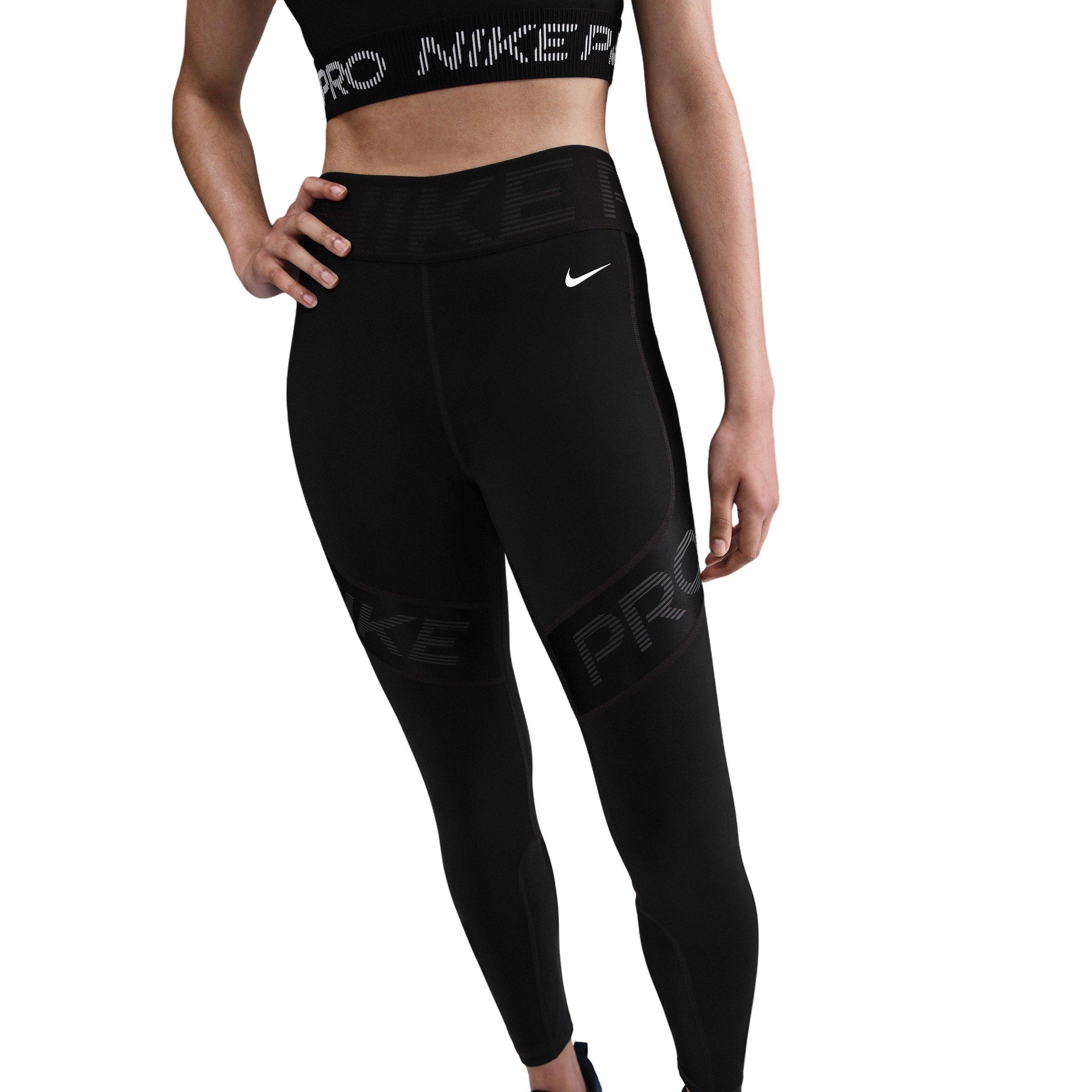 Nike Women's Pro Sculpt High-Waisted 7/8 Leggings - Black - BLACK Thumbnail View 1