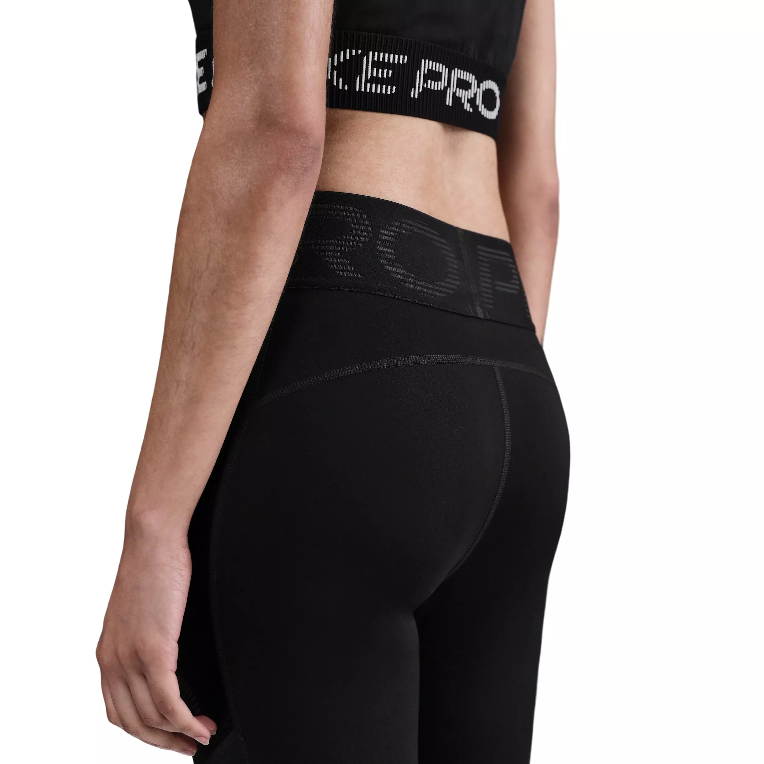 Nike Women's Pro Sculpt High-Waisted 7/8 Leggings -Black - BLACK