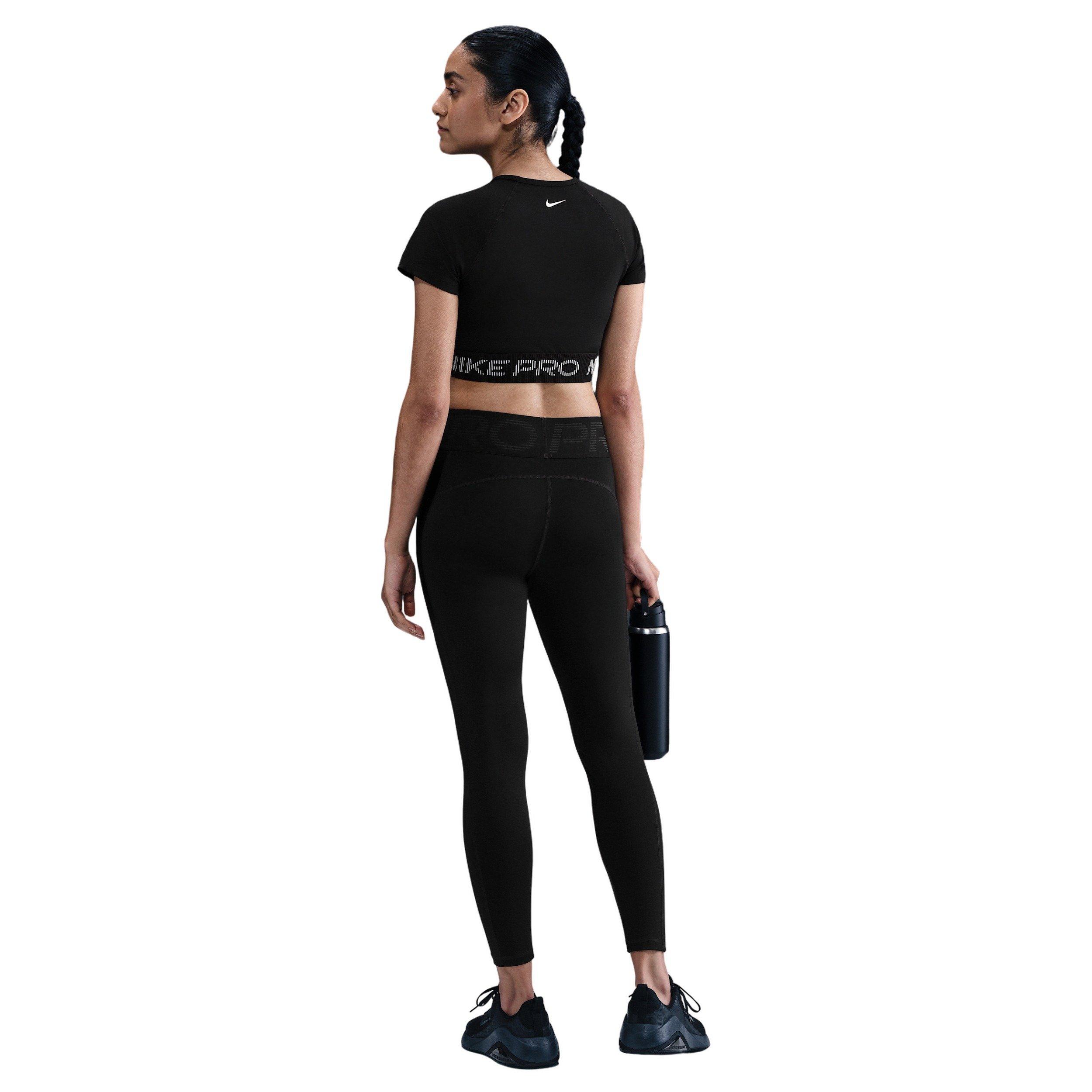 Nike Women's Pro Sculpt High-Waisted 7/8 Leggings -Black - BLACK Thumbnail View 4