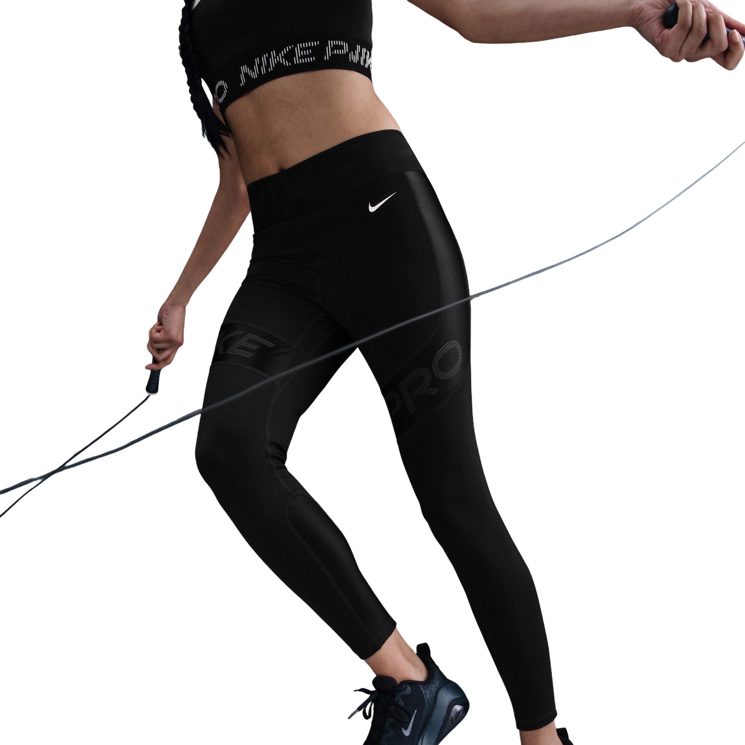 Nike Women's Pro Sculpt High-Waisted 7/8 Leggings -Black - BLACK Thumbnail View 5