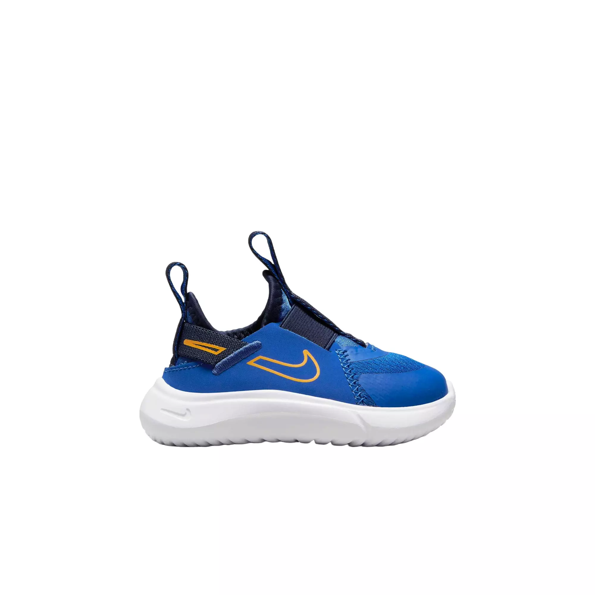 Nike Flex Plus "Game Royal/Yellow Ochre/Midnight Navy" Toddler Boys' Shoe - BLUE