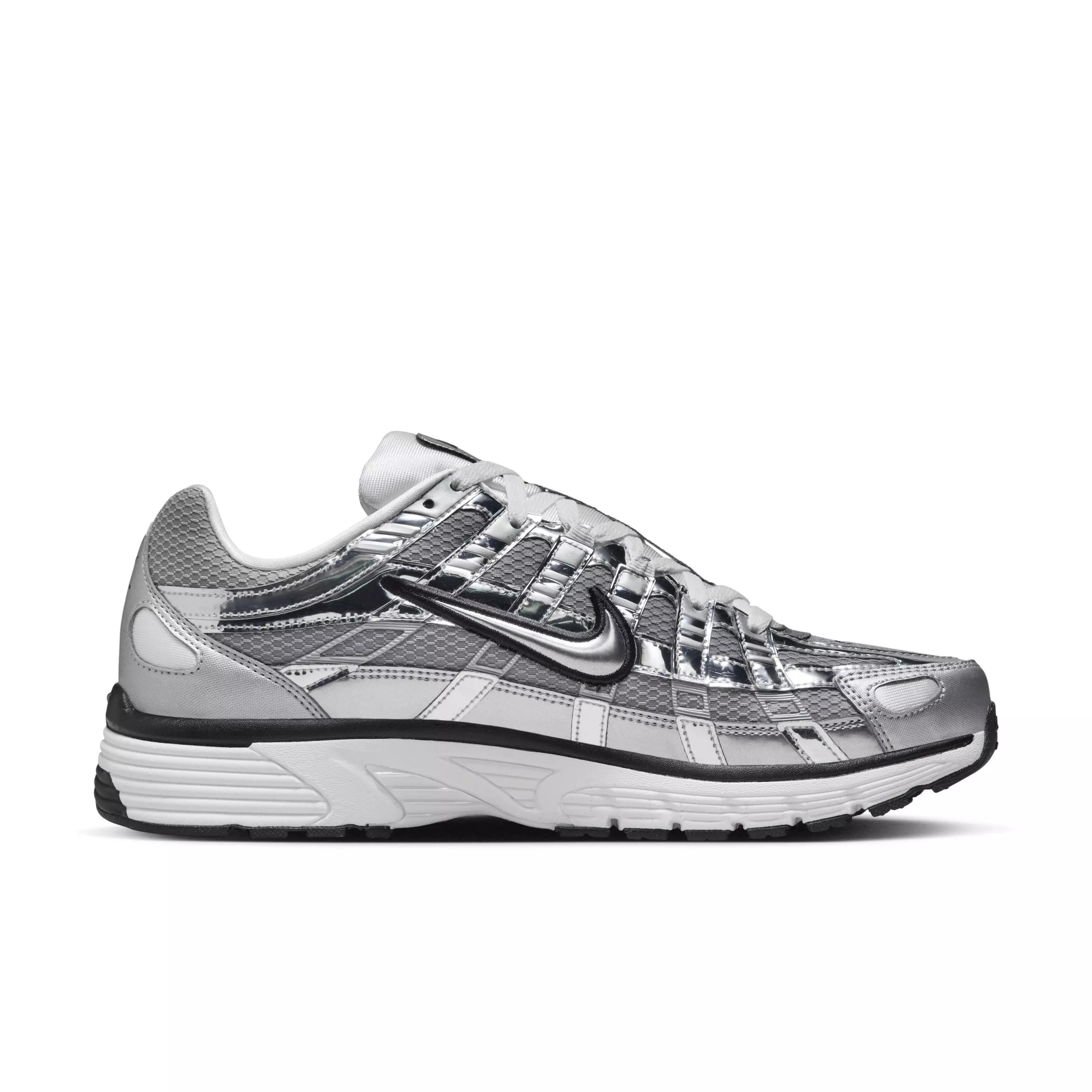 Nike Nike P-6000 "Metallic Silver/Sail/Black/Metallic Silver" Men's Shoe