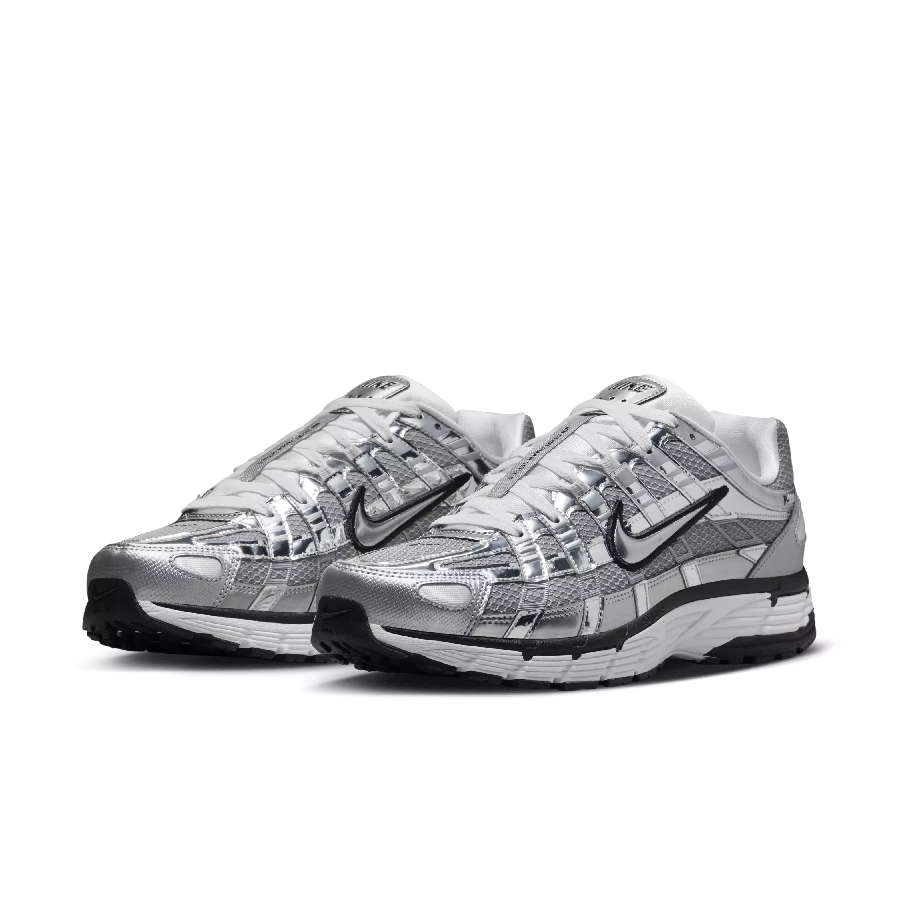 Nike Nike P-6000 "Metallic Silver/Sail/Black/Metallic Silver" Men's Shoe