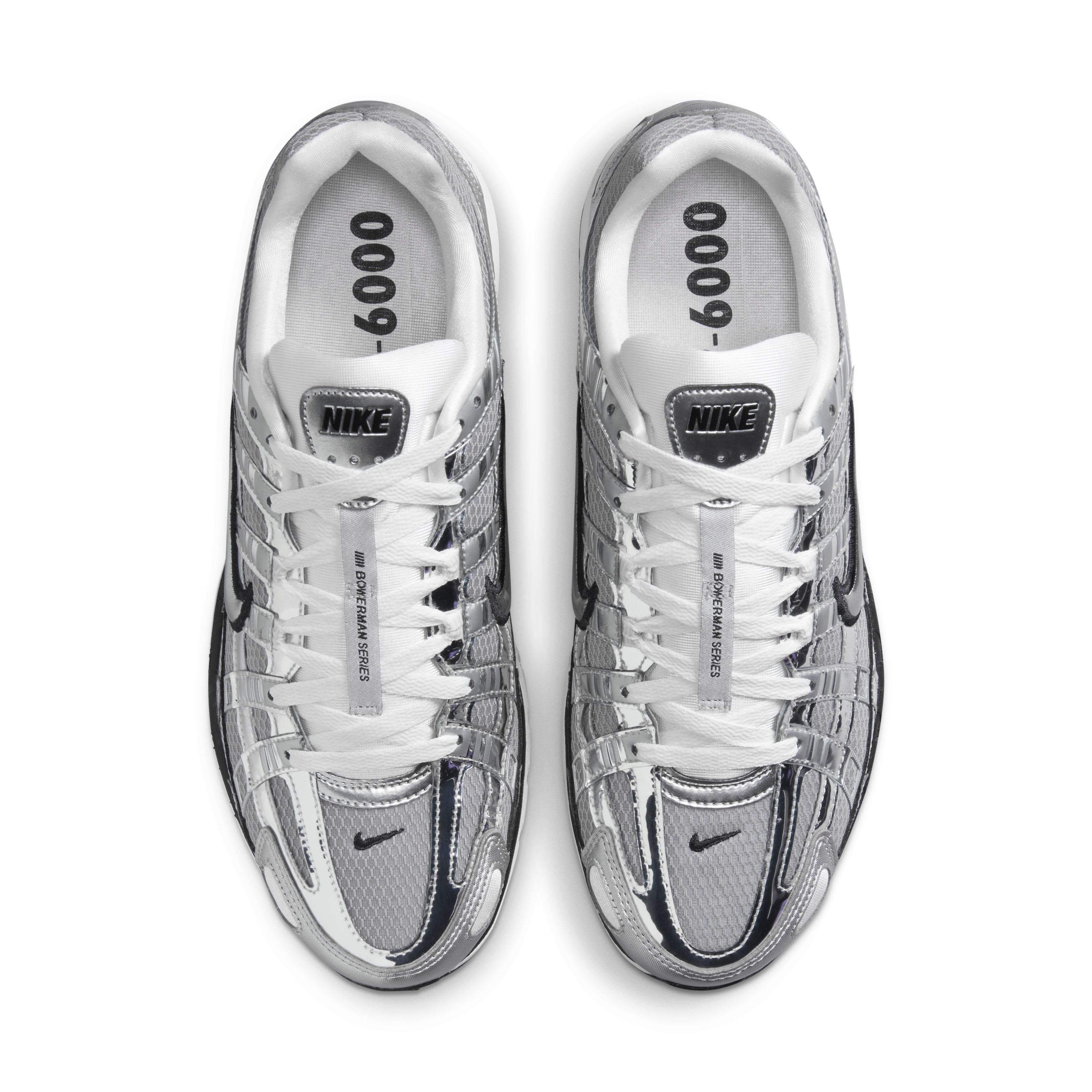 ★NIKE★ P6000 M llic Silver Sail Black llic Silver Nike P-6000 sneakers in silver and purple | ASOS
