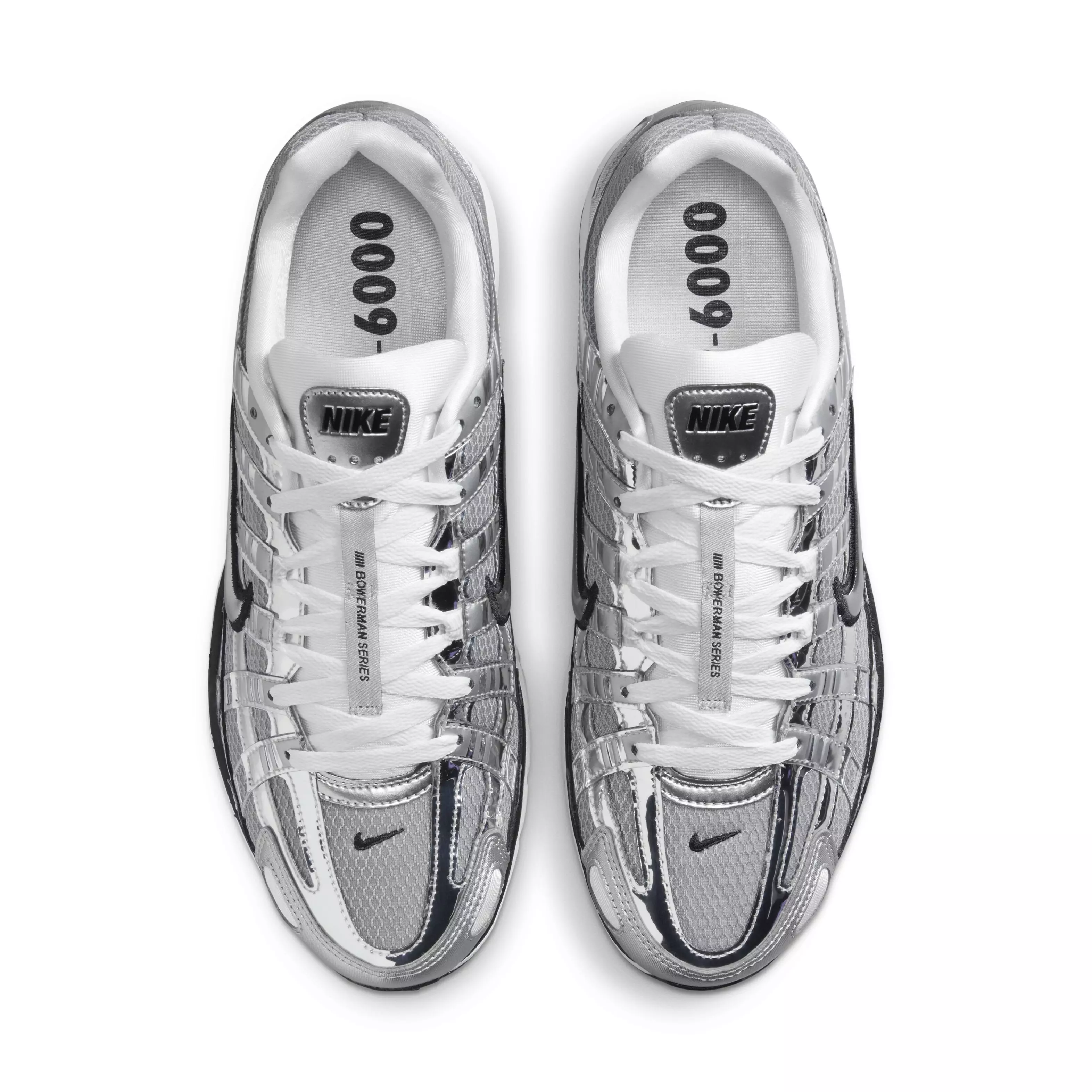 Nike Nike P-6000 "Metallic Silver/Sail/Black/Metallic Silver" Men's Shoe