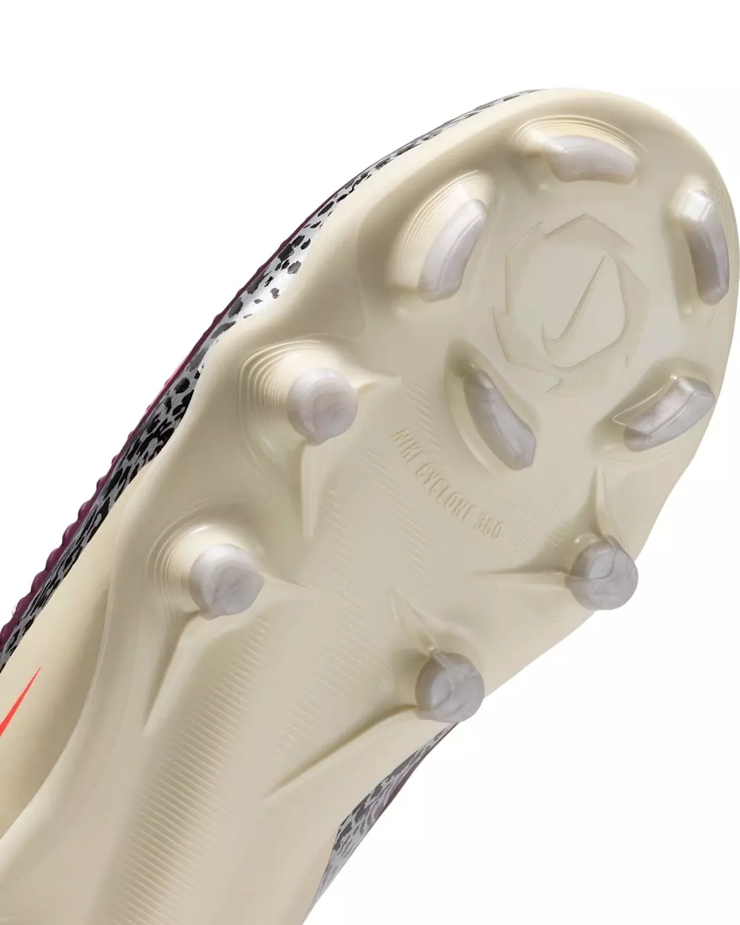 Nike United Jr. Phantom 6 Low Academy FG "Burgundy Crush/Fossil/Red" Grade School Kids' Soccer Cleat - BURGUNDY/FOSSIL/RED