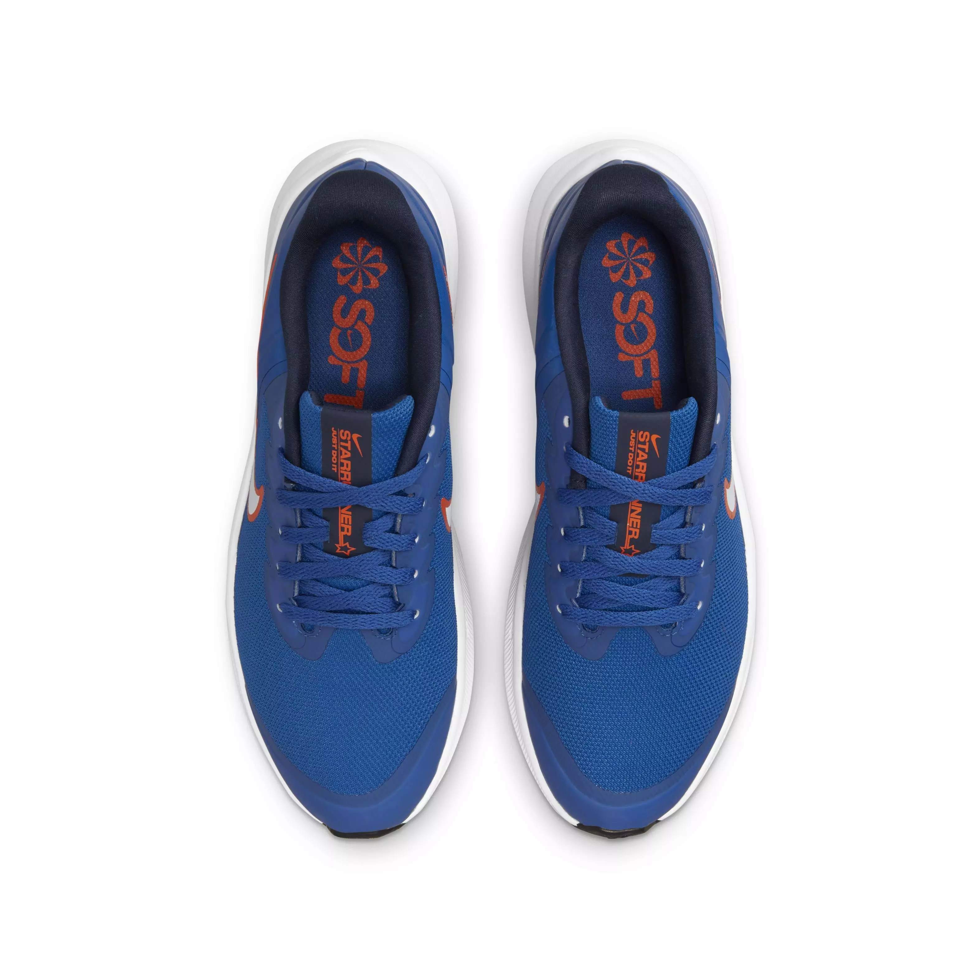 Nike Star Runner 3 "Game Royal/White/Midnight Navy" Grade School Boys' Running Shoe - ROYAL/WHITE/NAVY