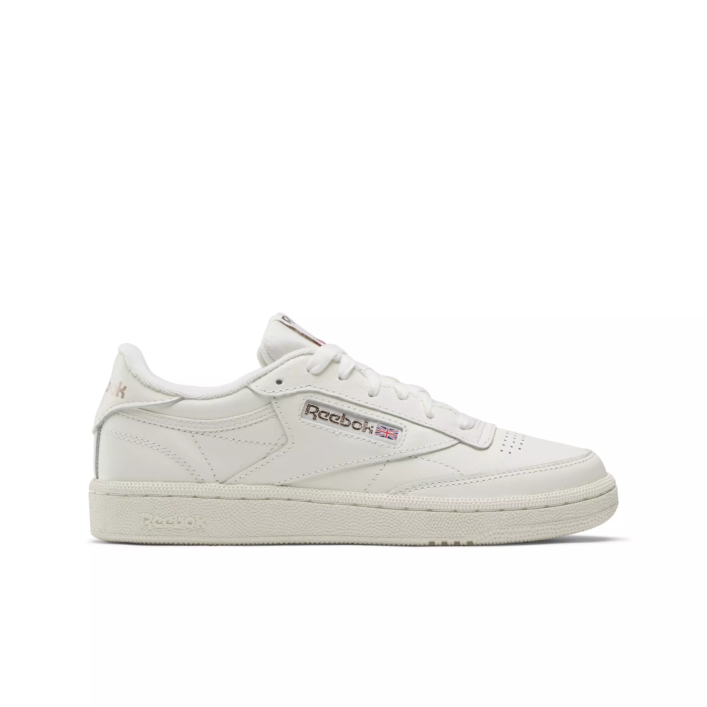 Reebok Club C 85 "Chalk/Chalk/Rose Gold" Women's Shoe - CHALK/CHALK/GOLD