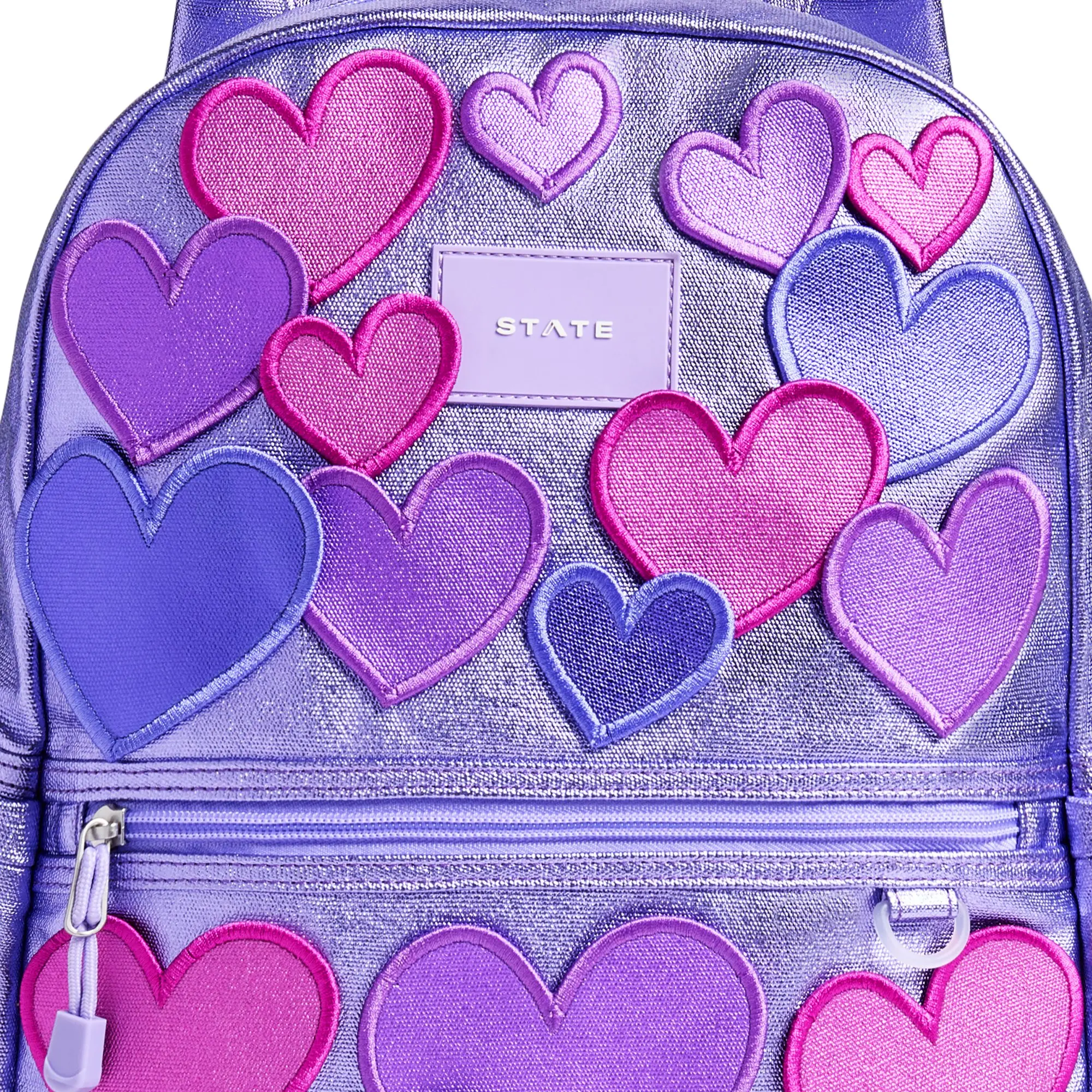 STATE Bags Kane Backpack - 3D Hearts - 3D HEARTS