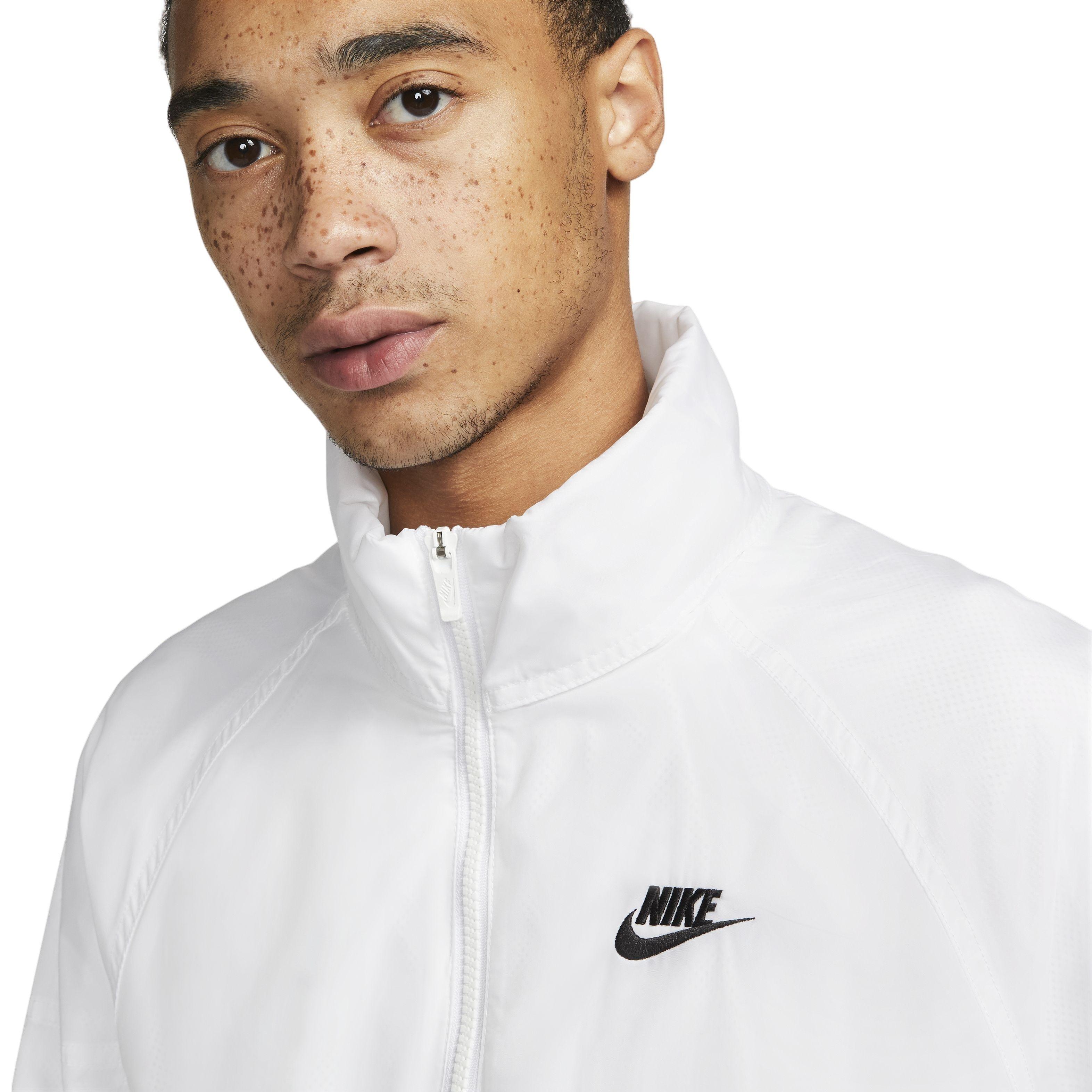 Nike Men's Sportswear Unlined Woven Anorak-White