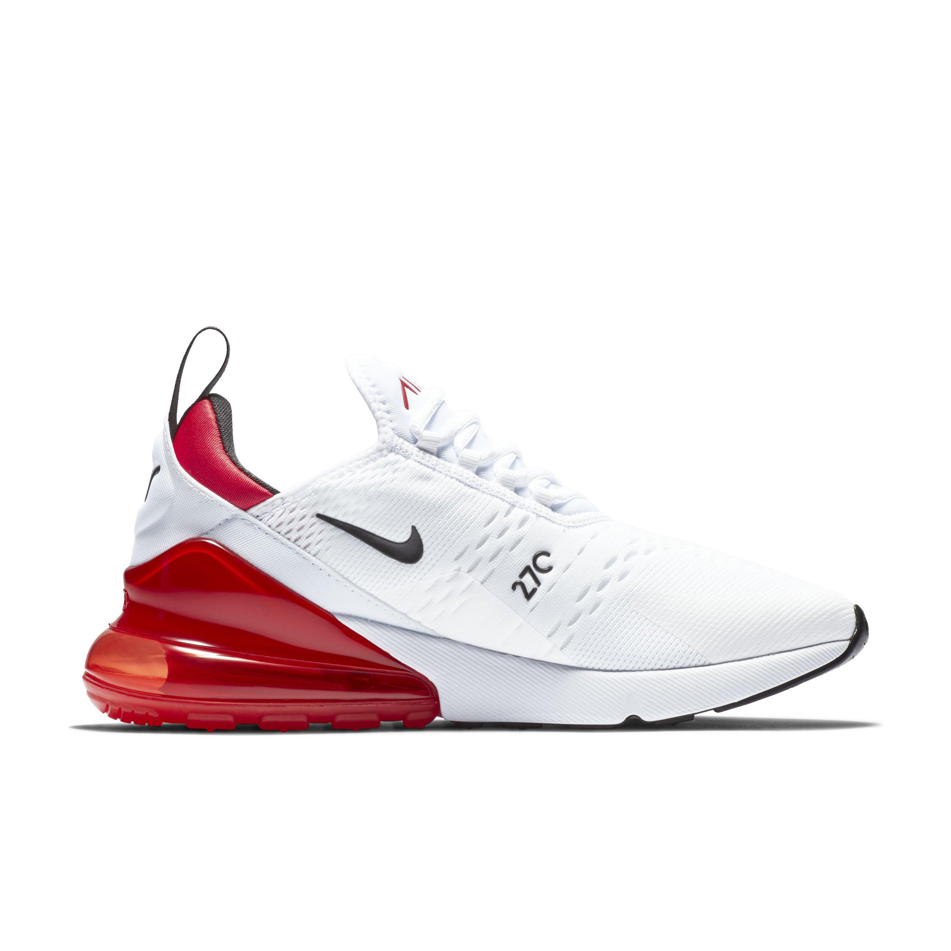 Nike Air Max 270 White University Red Black Men s Shoe Hibbett