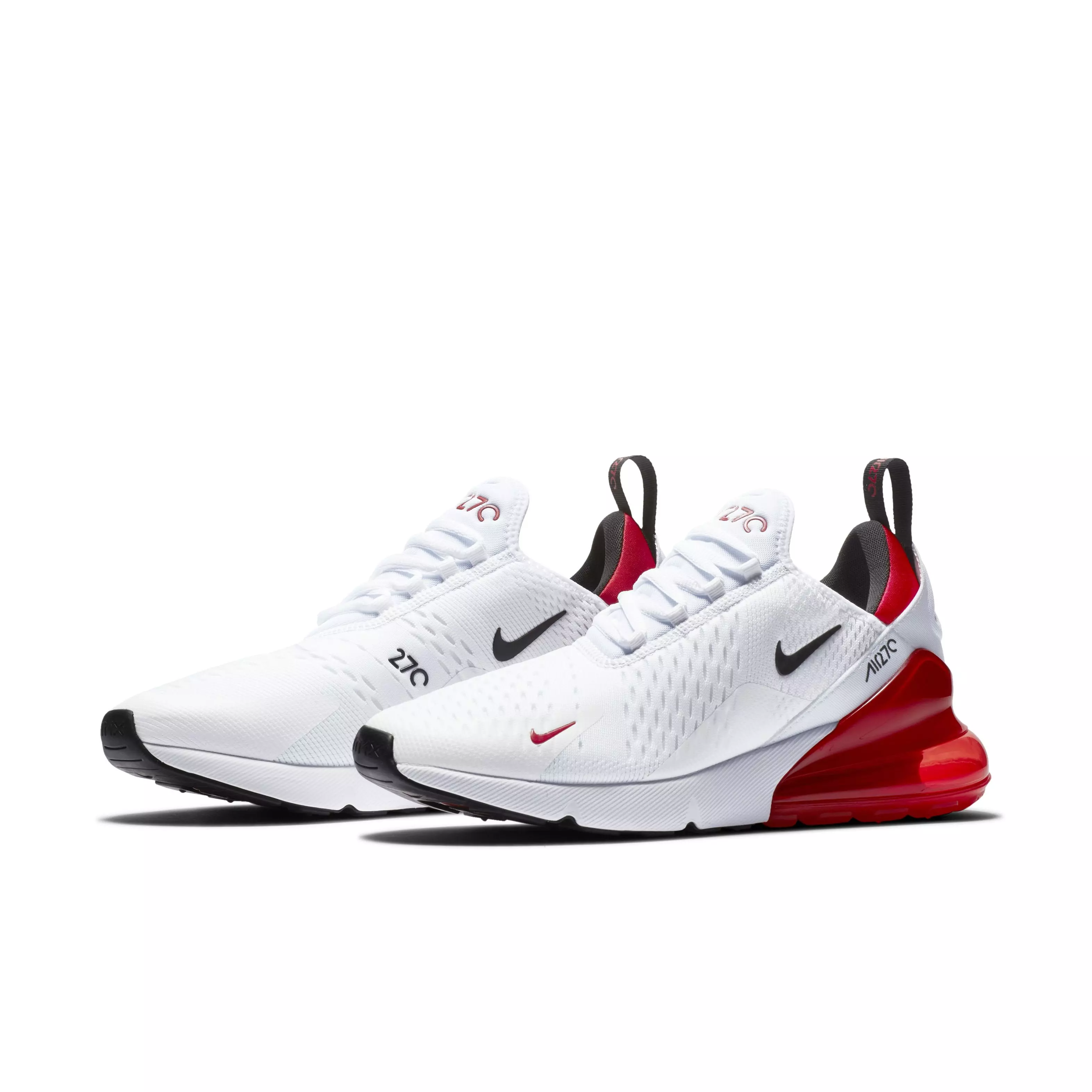 Nike Air Max 270 "White/University Red/Black" Men's Shoe - WHITE/RED/BLACK