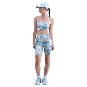 Nike Women's Universa Artist Collection High-Waisted 8" Biker Shorts -Blue